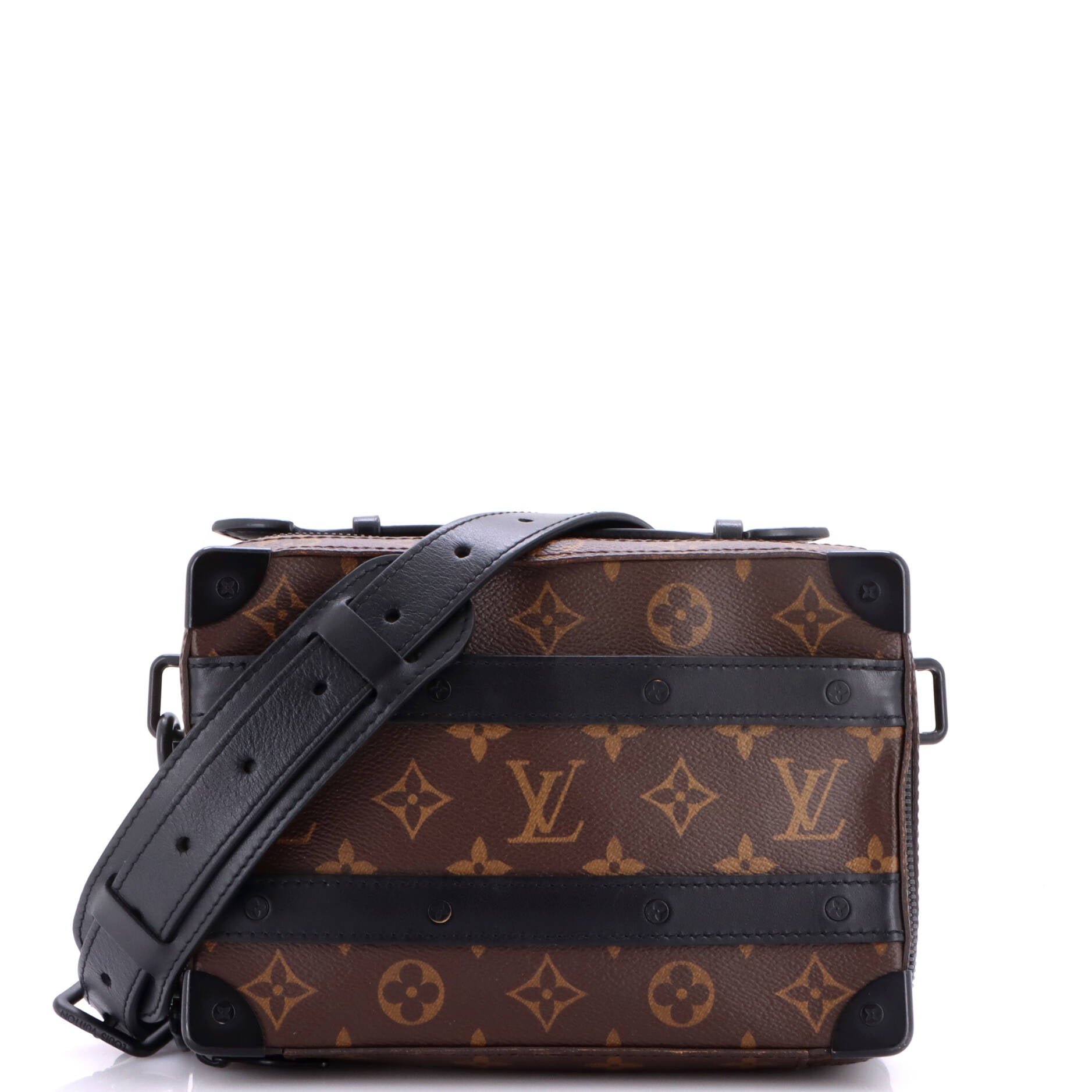 Handle Soft Trunk Bag Macassar Monogram Canvas