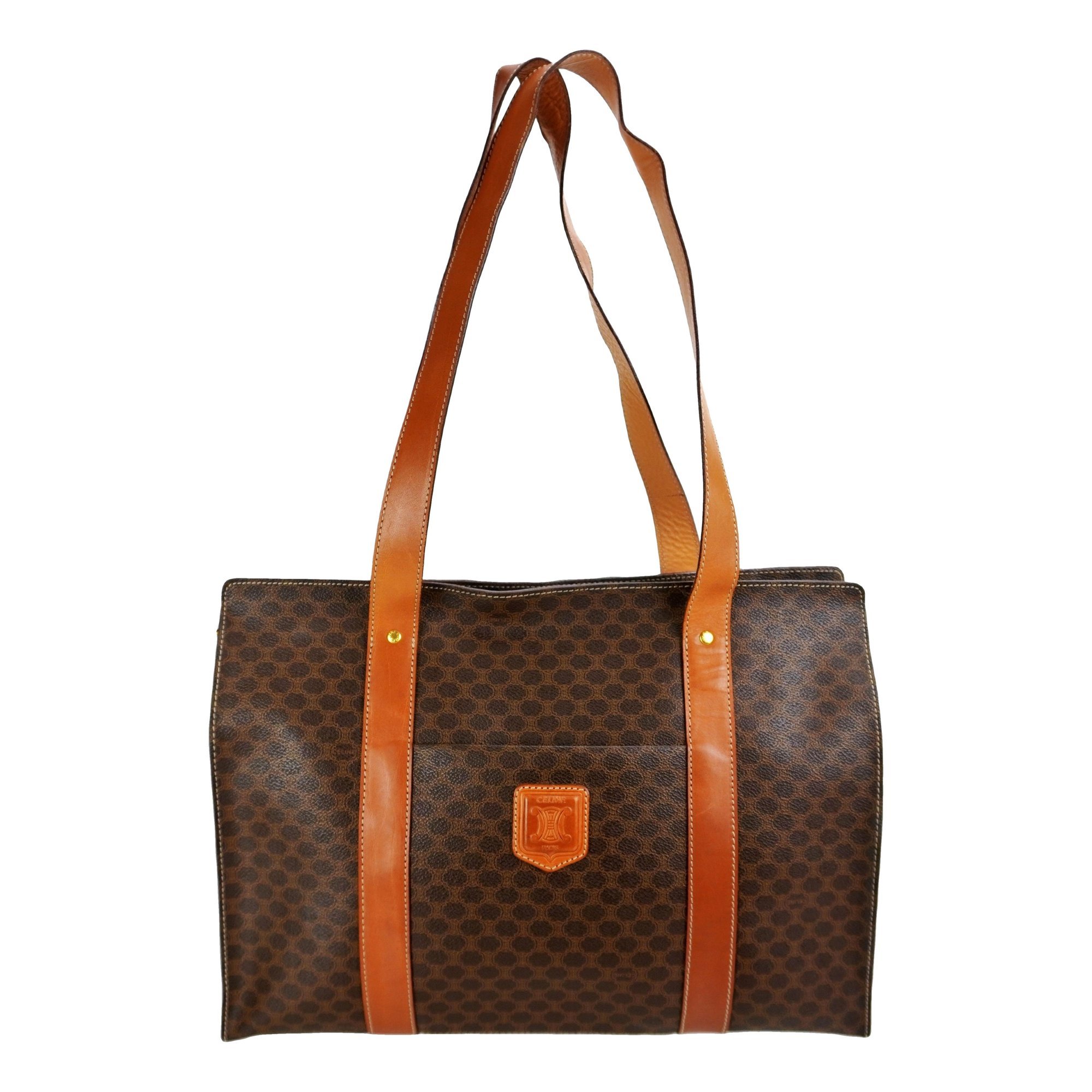 Triomphe leather handbag