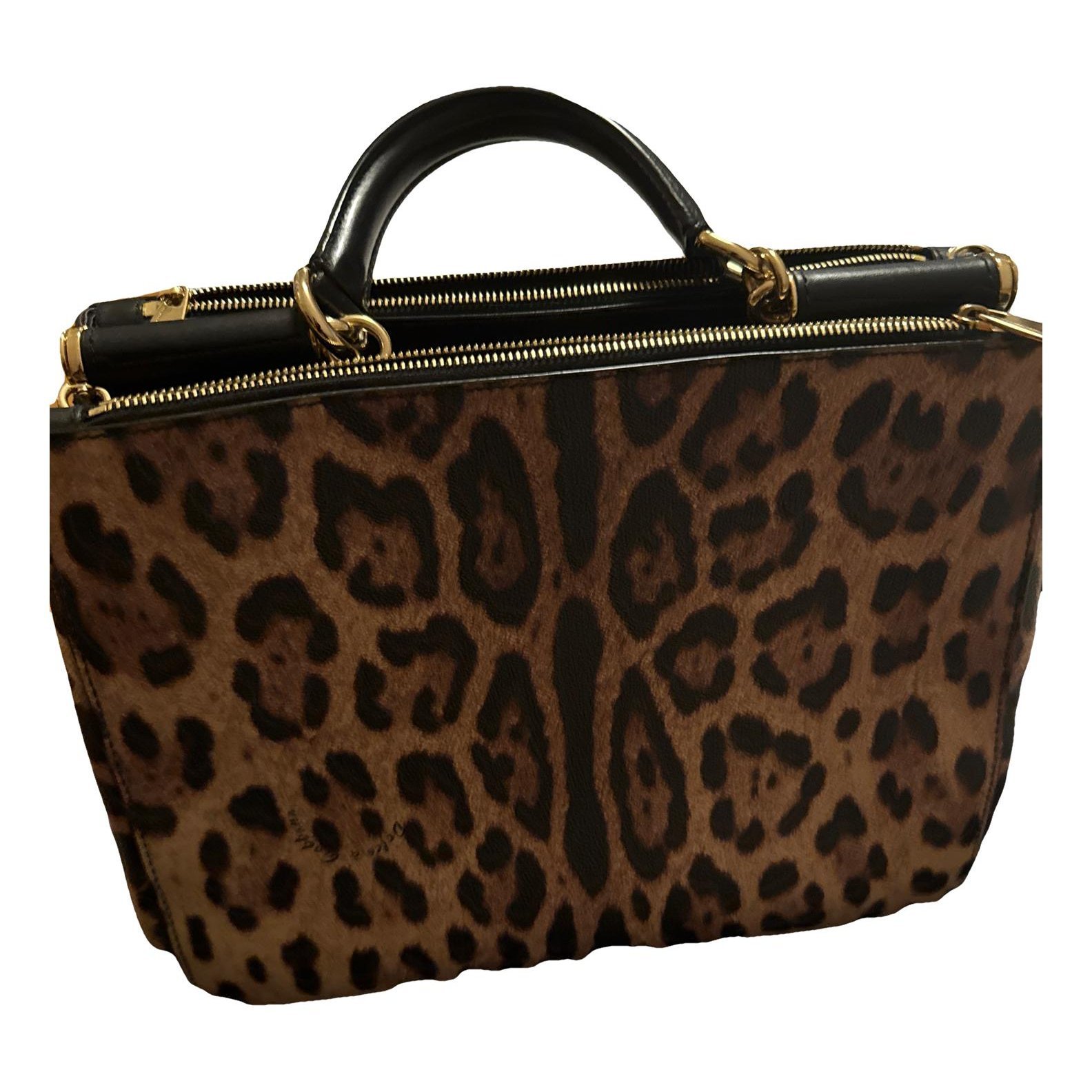 Dolce & Gabbana Sicily 62 leather handbag