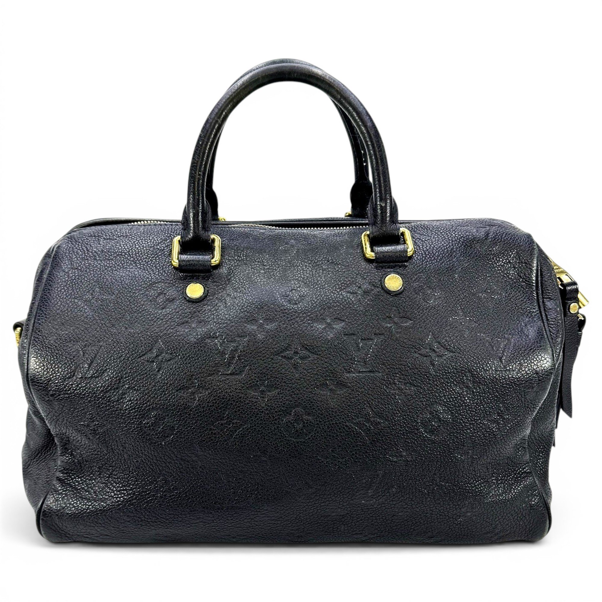 Speedy leather handbag