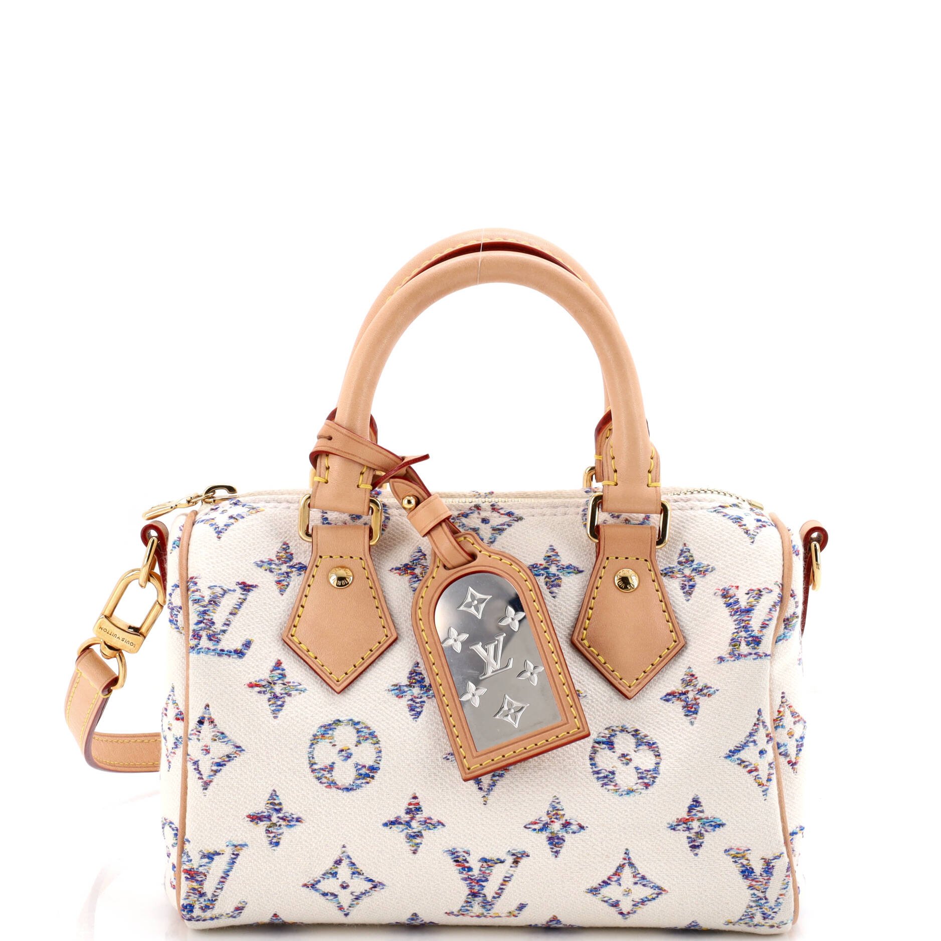 Speedy Bandouliere Bag Multicolor Monogram Jacquard 20
