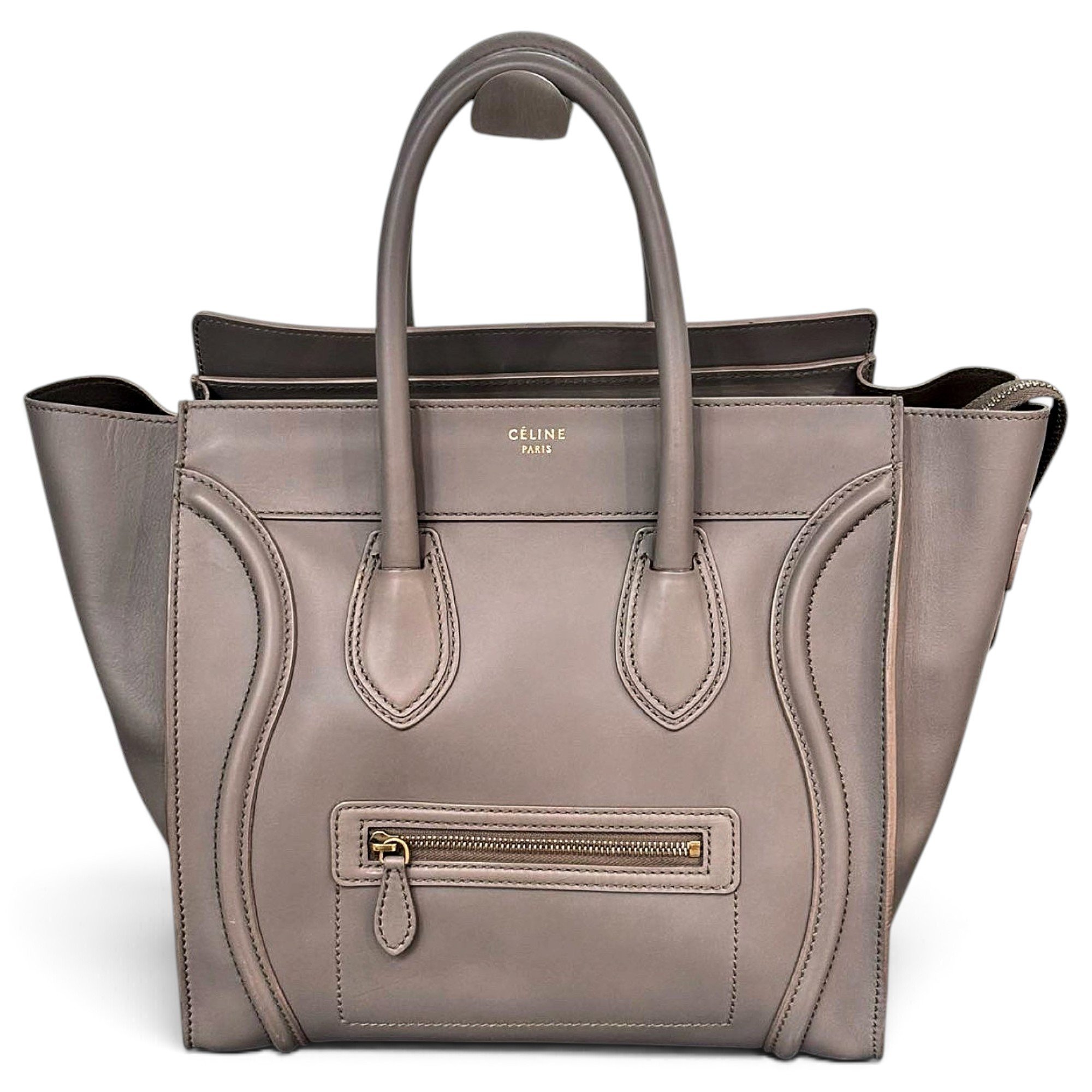 Luggage leather handbag