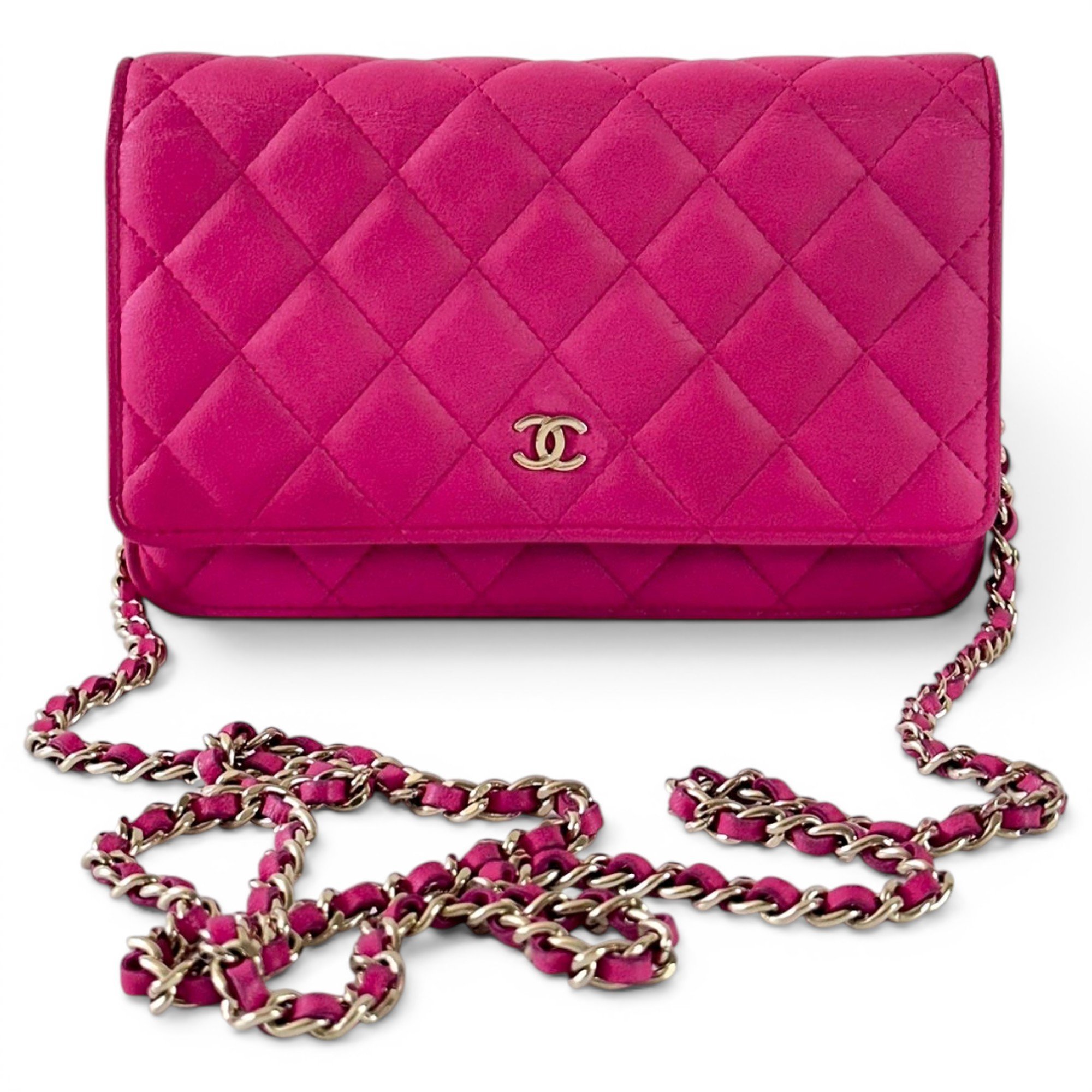 Wallet On Chain Timeless/Classique leather crossbody bag
