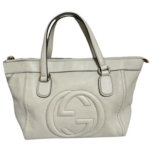 Leather tote