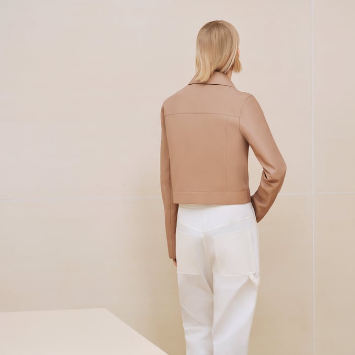 Beige Camel City Jacket