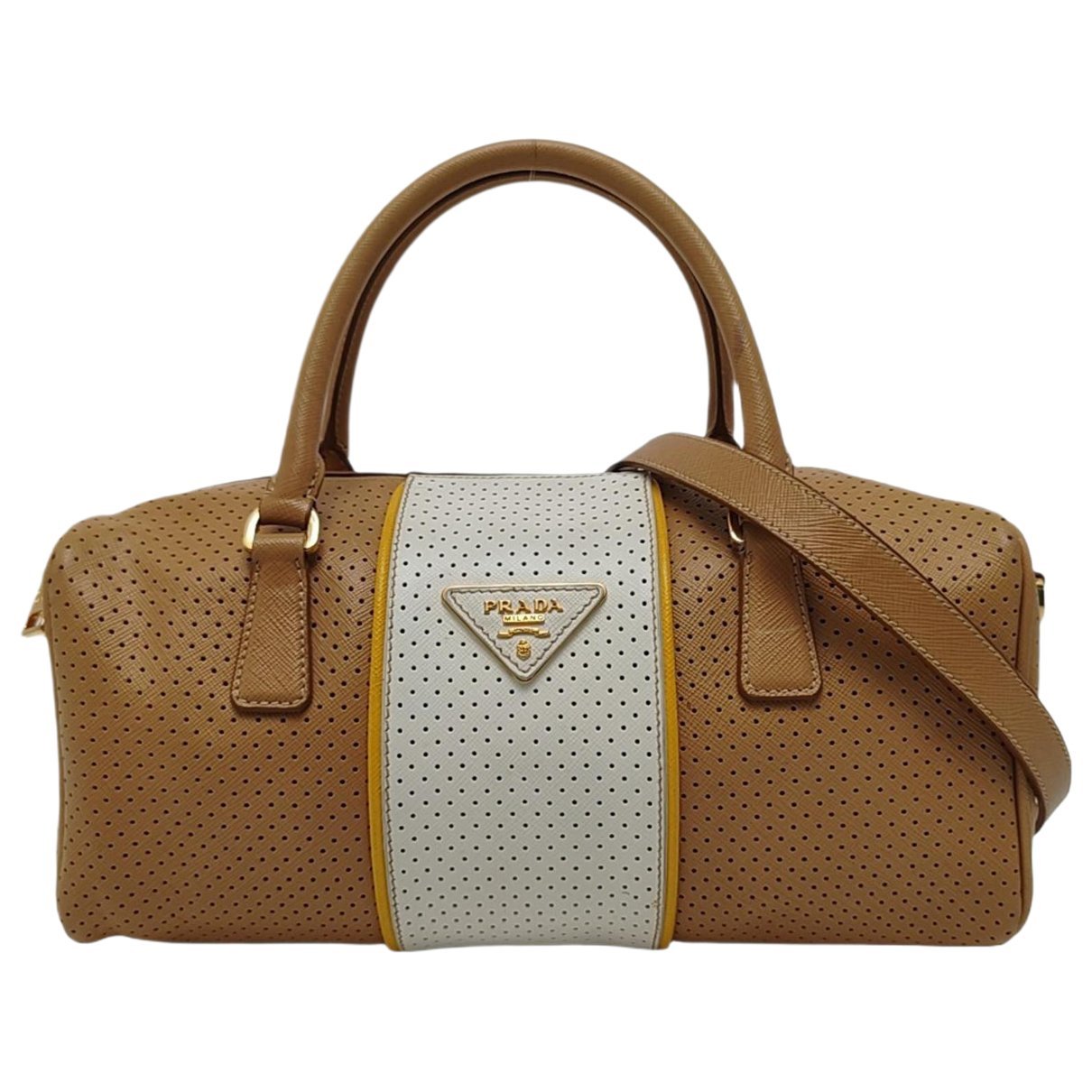 Leather handbag