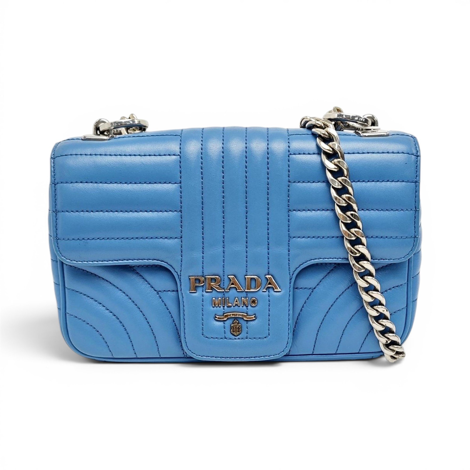 Diagramme leather handbag