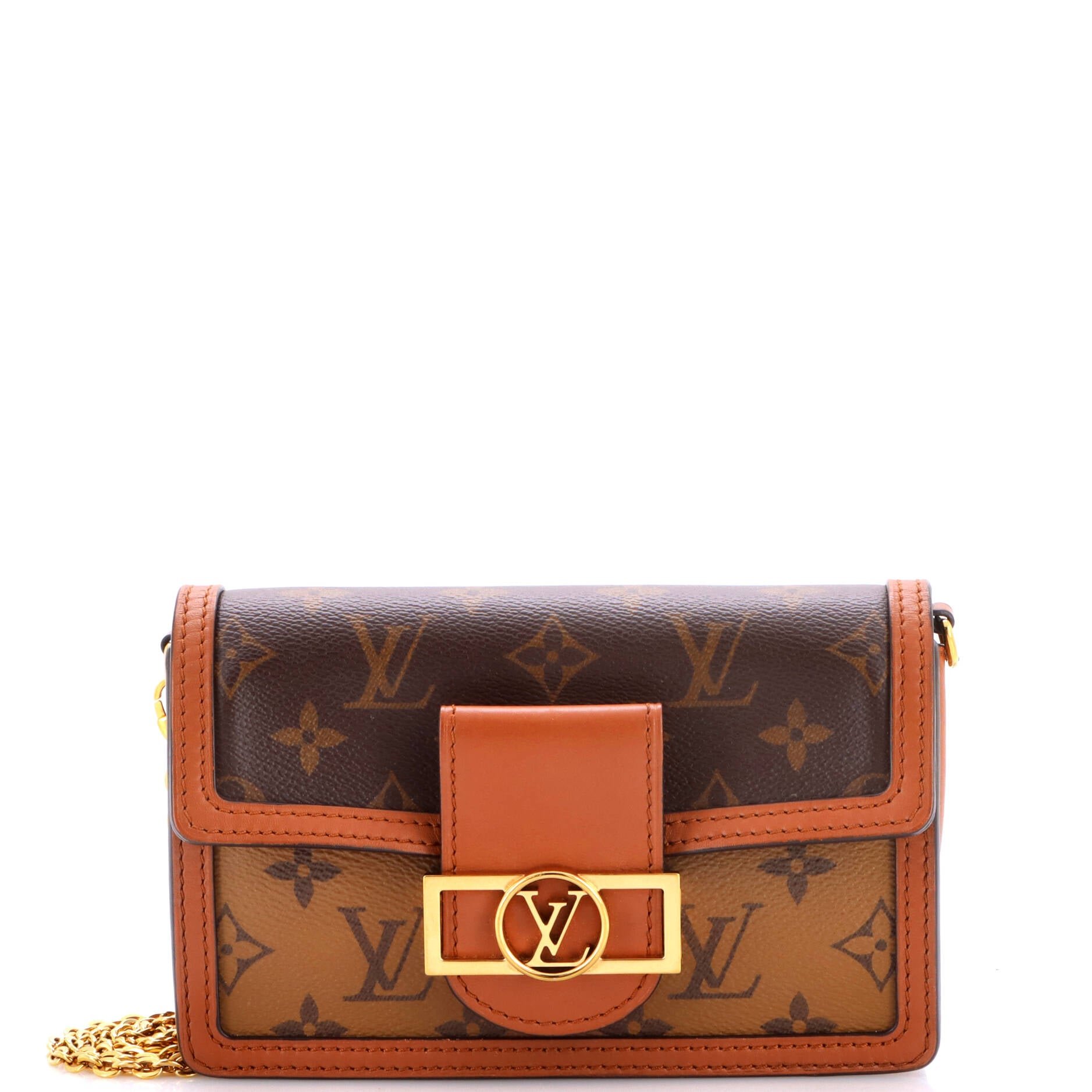 Dauphine Chain Wallet Reverse Monogram Canvas