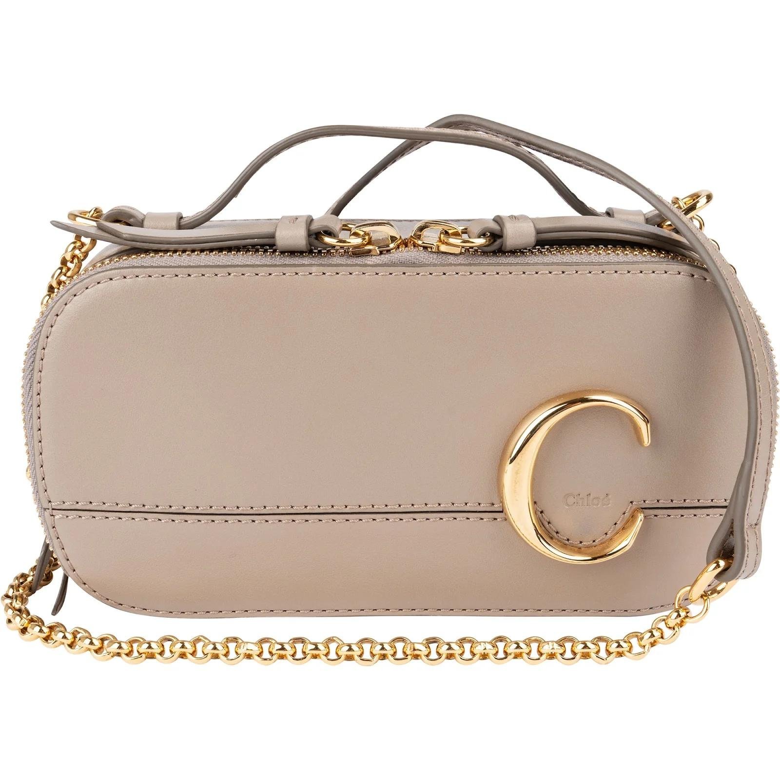 C leather crossbody bag