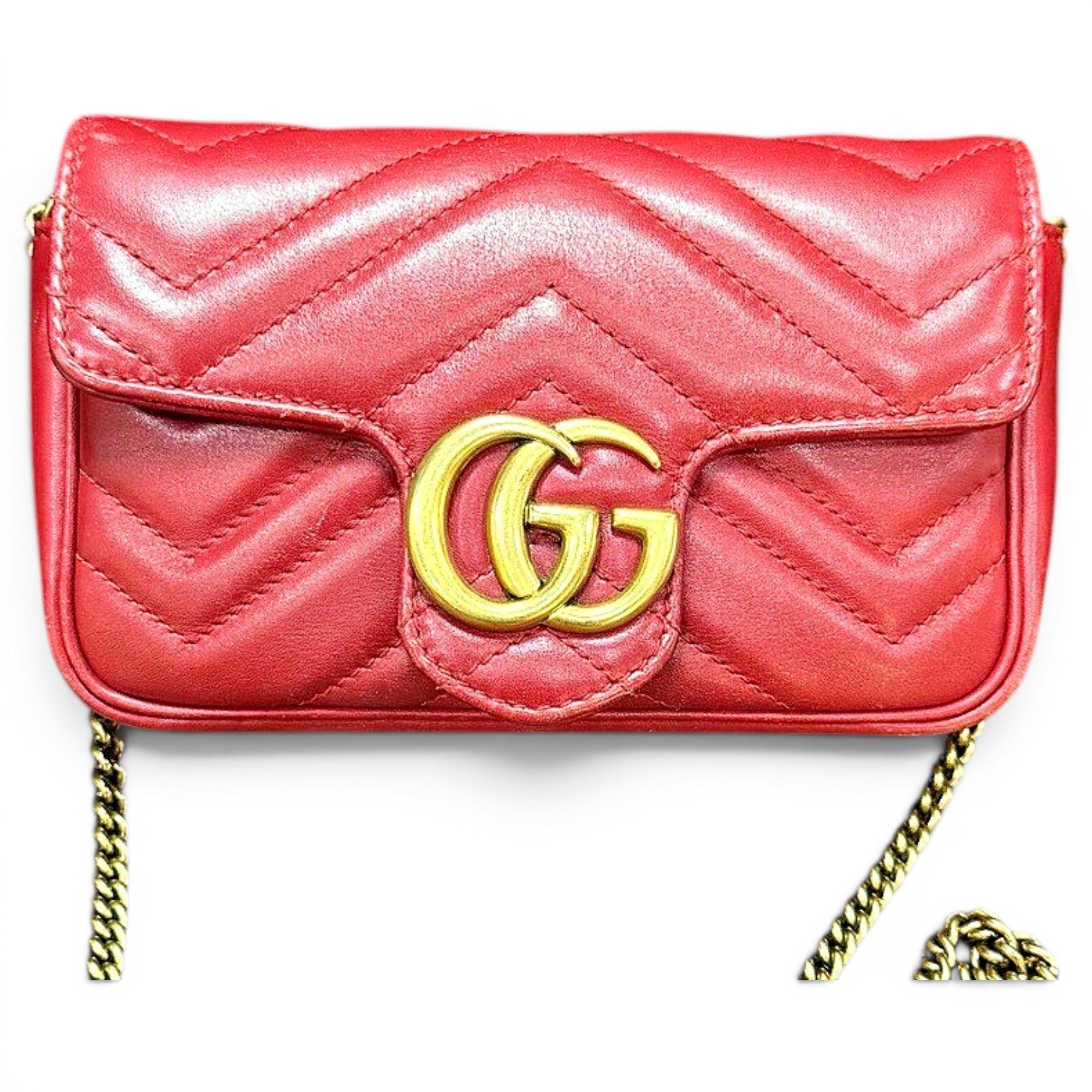 GG Marmont Flap leather crossbody bag