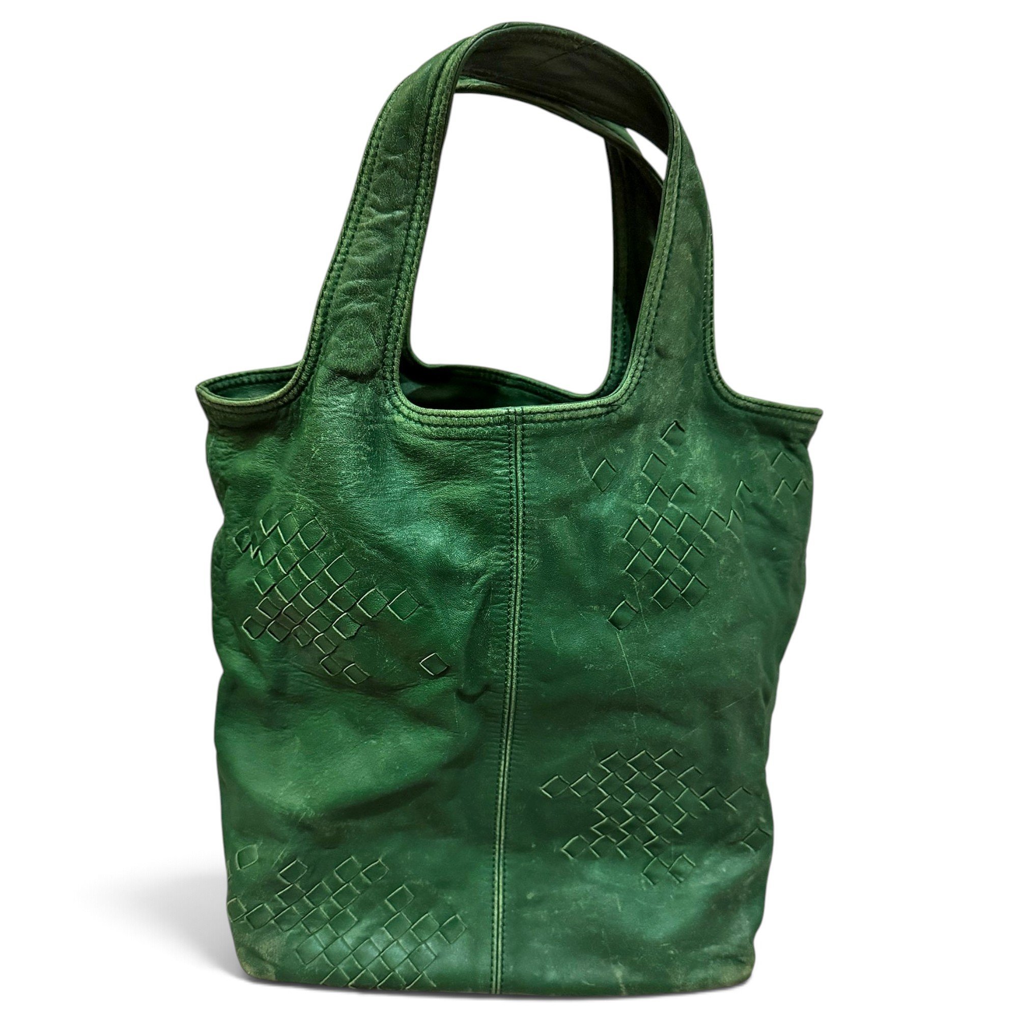 Leather tote