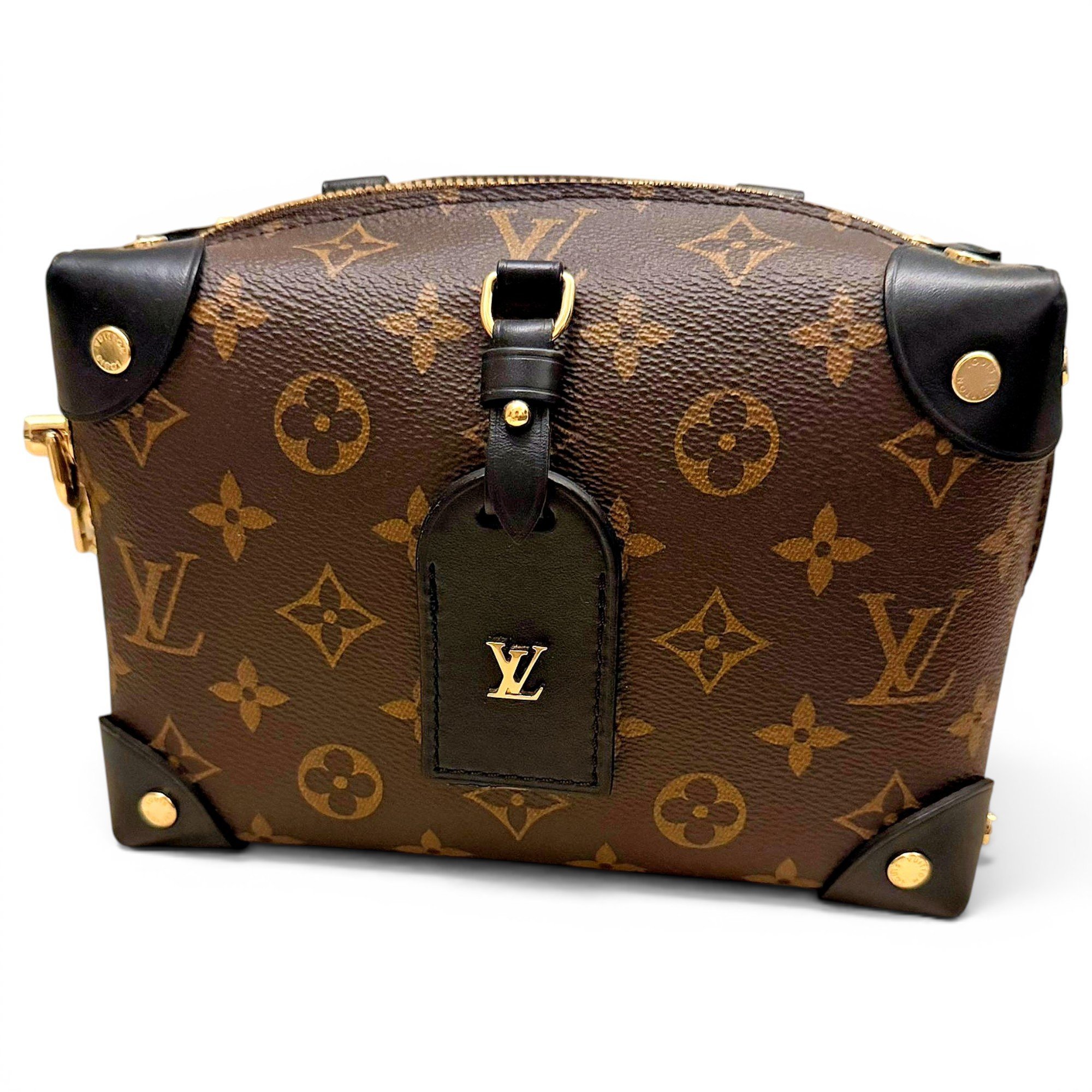 Petite Malle Souple leather crossbody bag