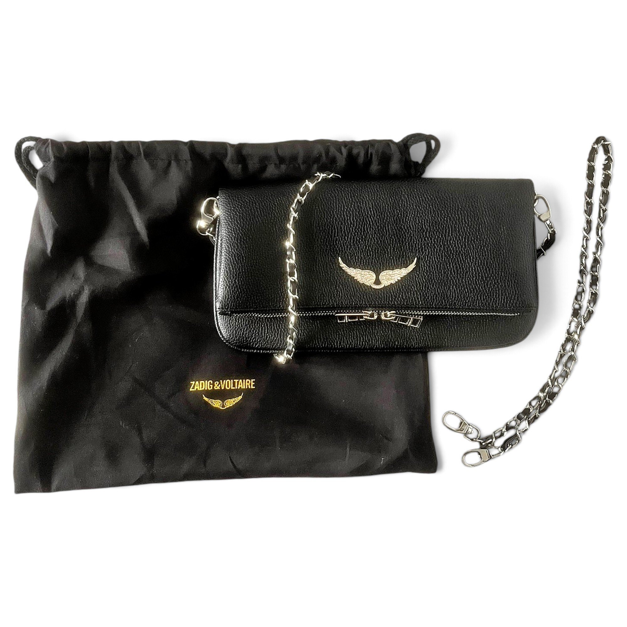 Rock leather crossbody bag