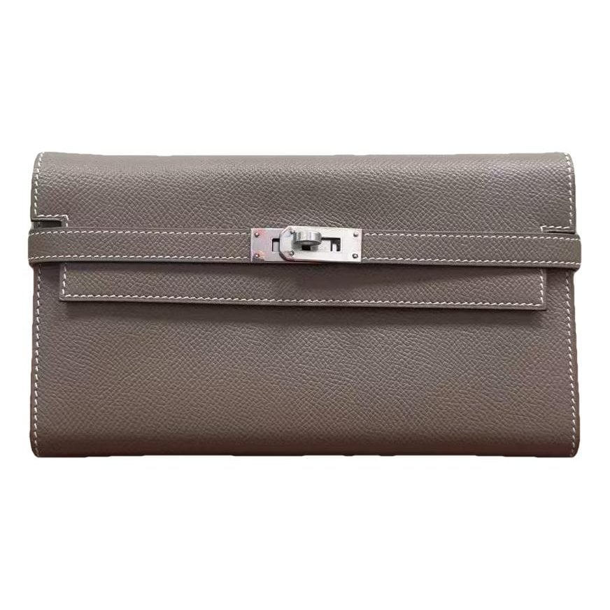 Kelly to go leather clutch bag