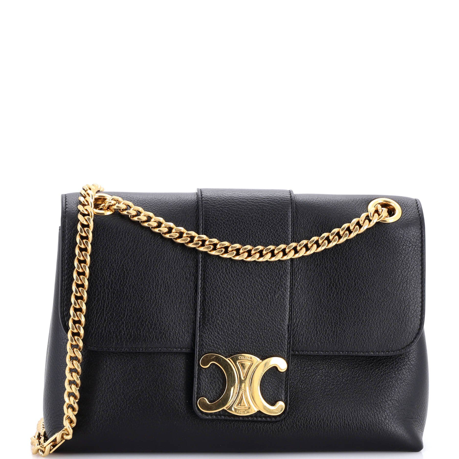 Victoire Flap Shoulder Bag Leather Teen