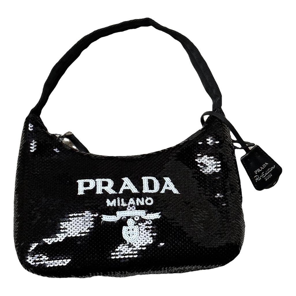 Re-Edition 2000 glitter handbag
