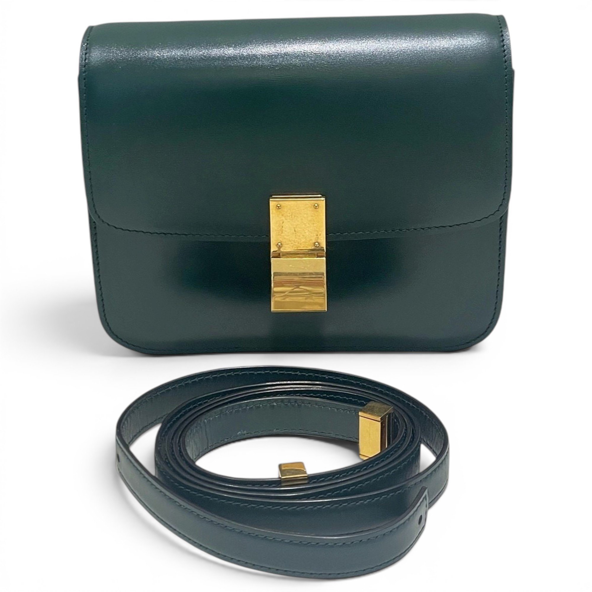 Classic leather handbag