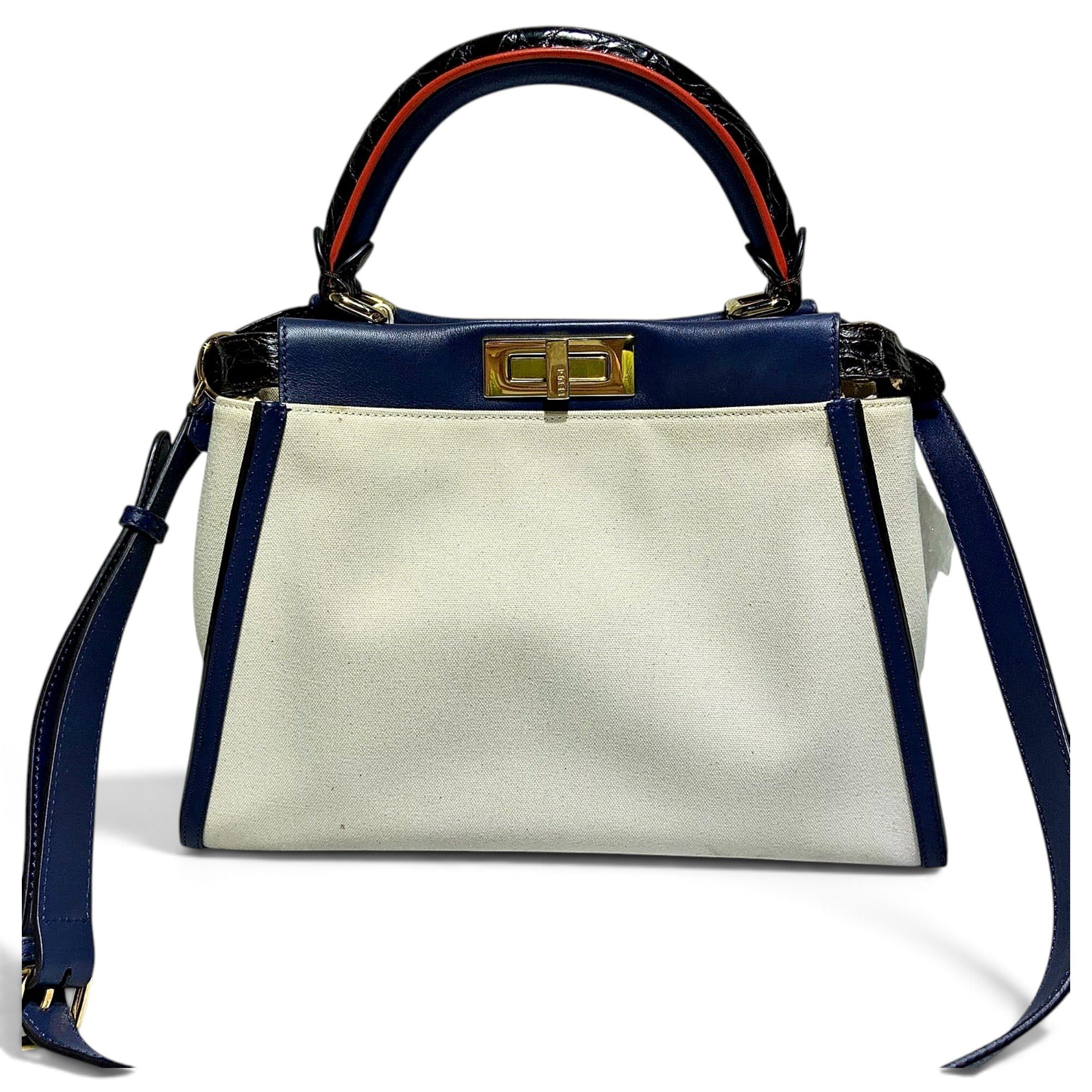 Peekaboo cloth handbag