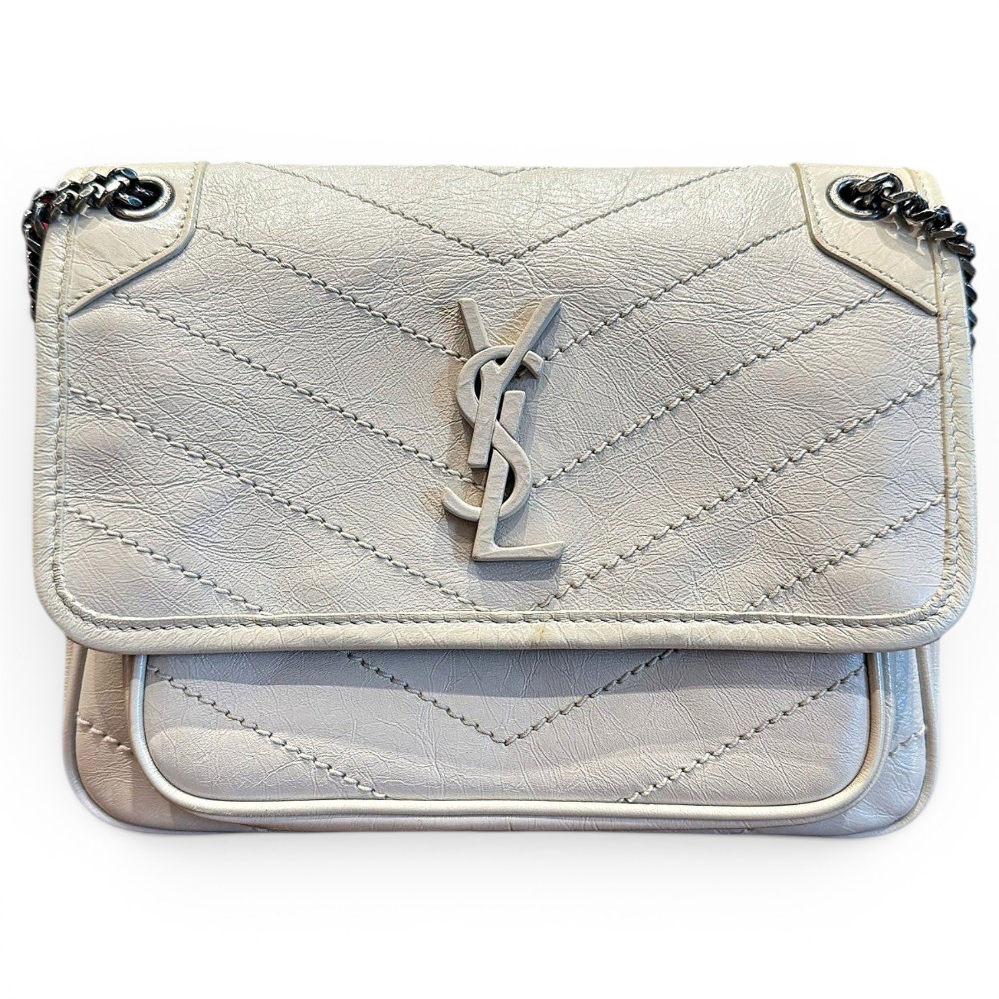 Niki leather crossbody bag