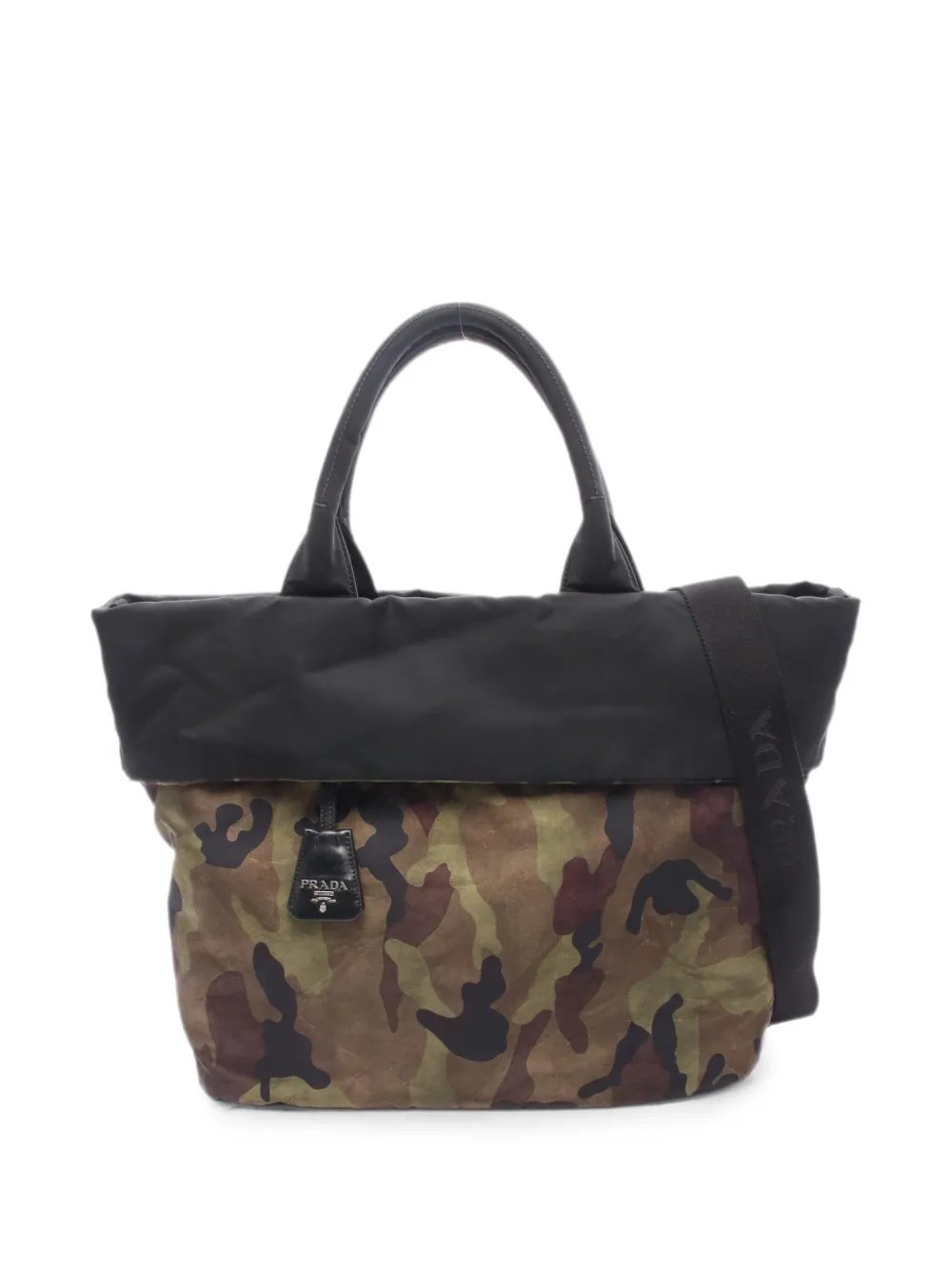 2010s camouflage reversible tote bag