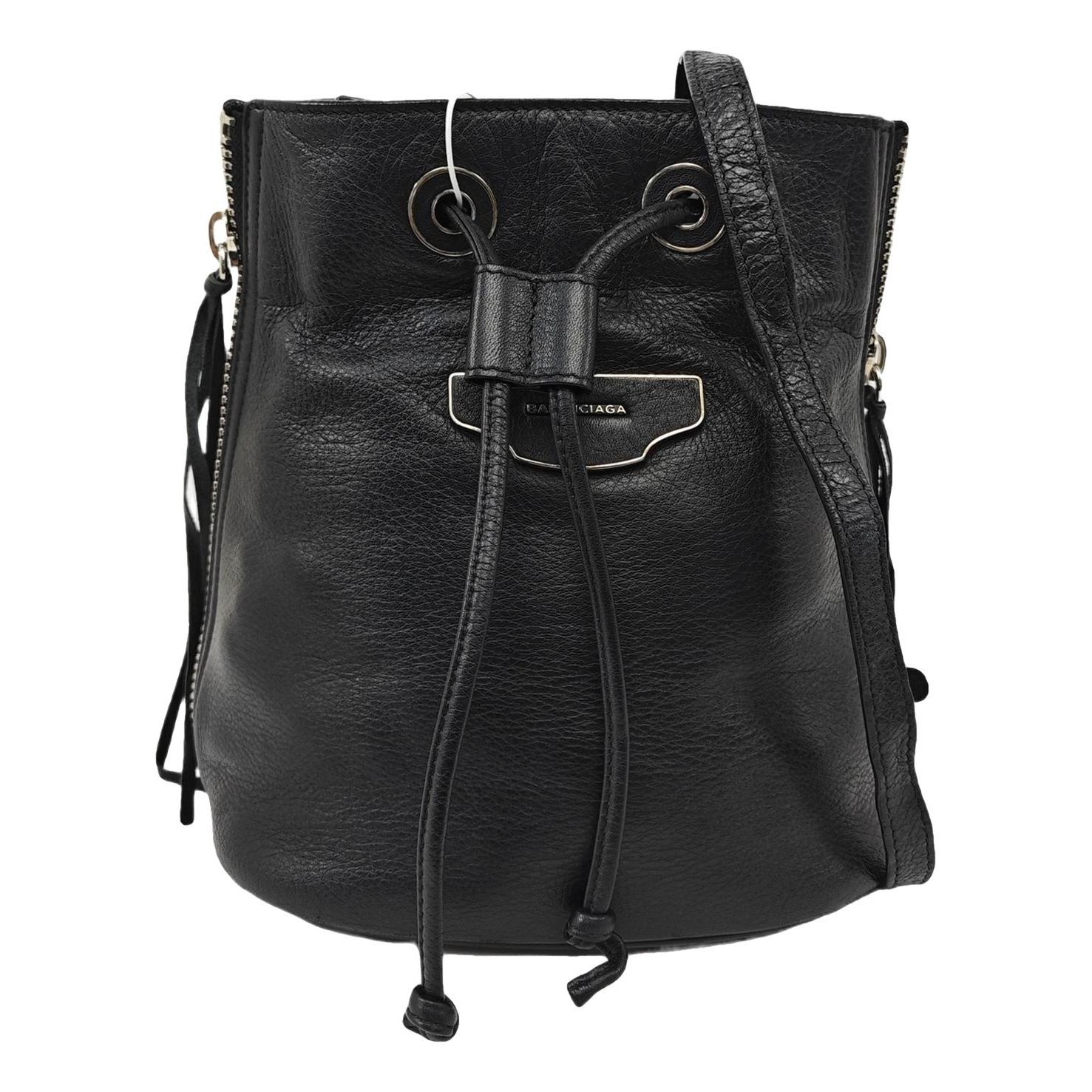 Papier leather handbag