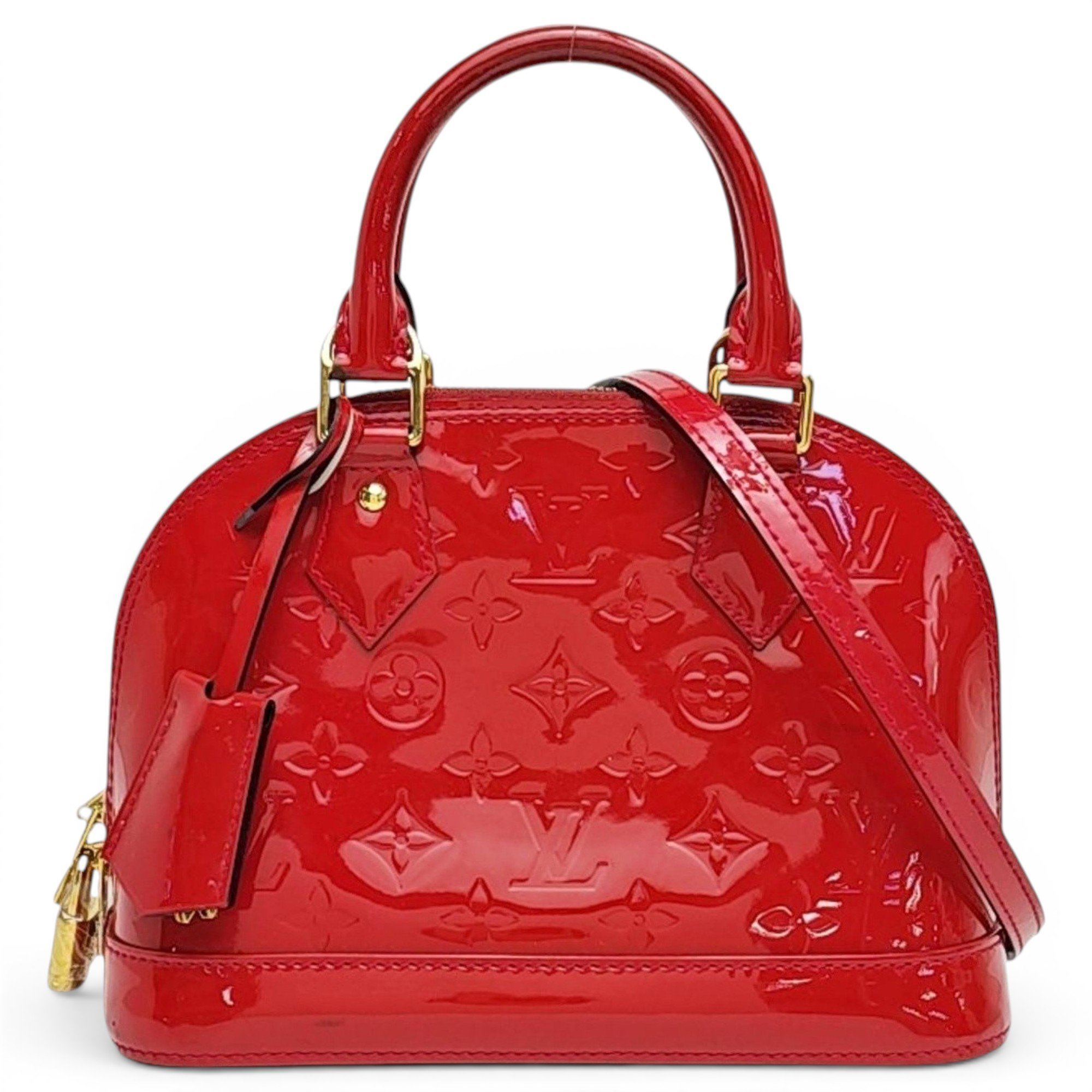 Alma patent leather handbag