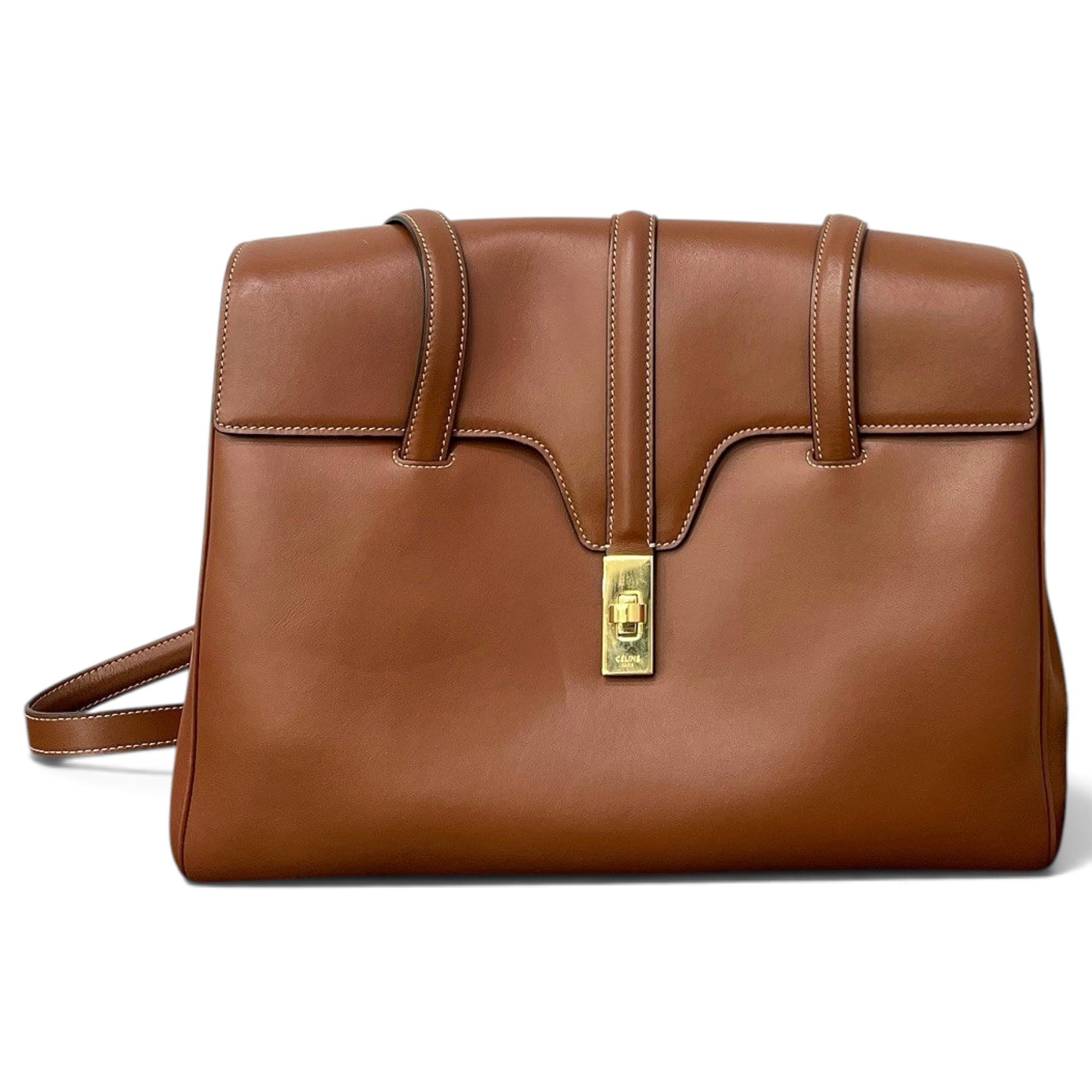 Sac 16 leather handbag