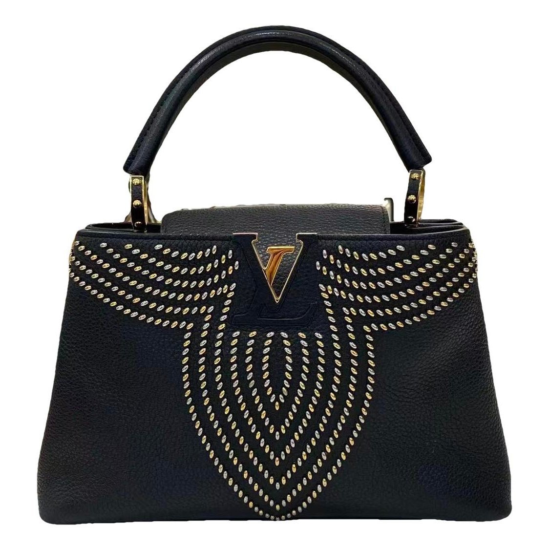 Capucines leather handbag