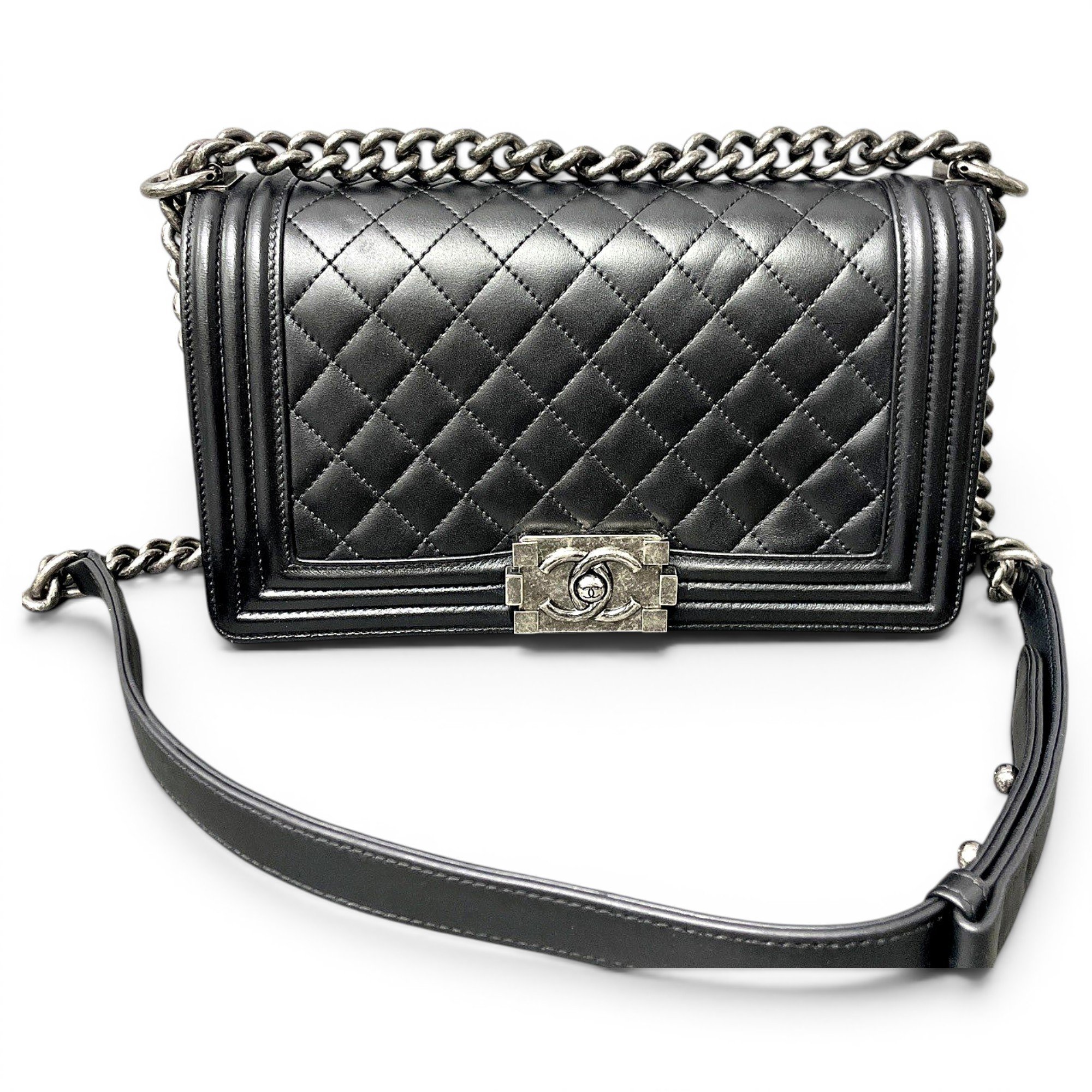 Boy leather crossbody bag
