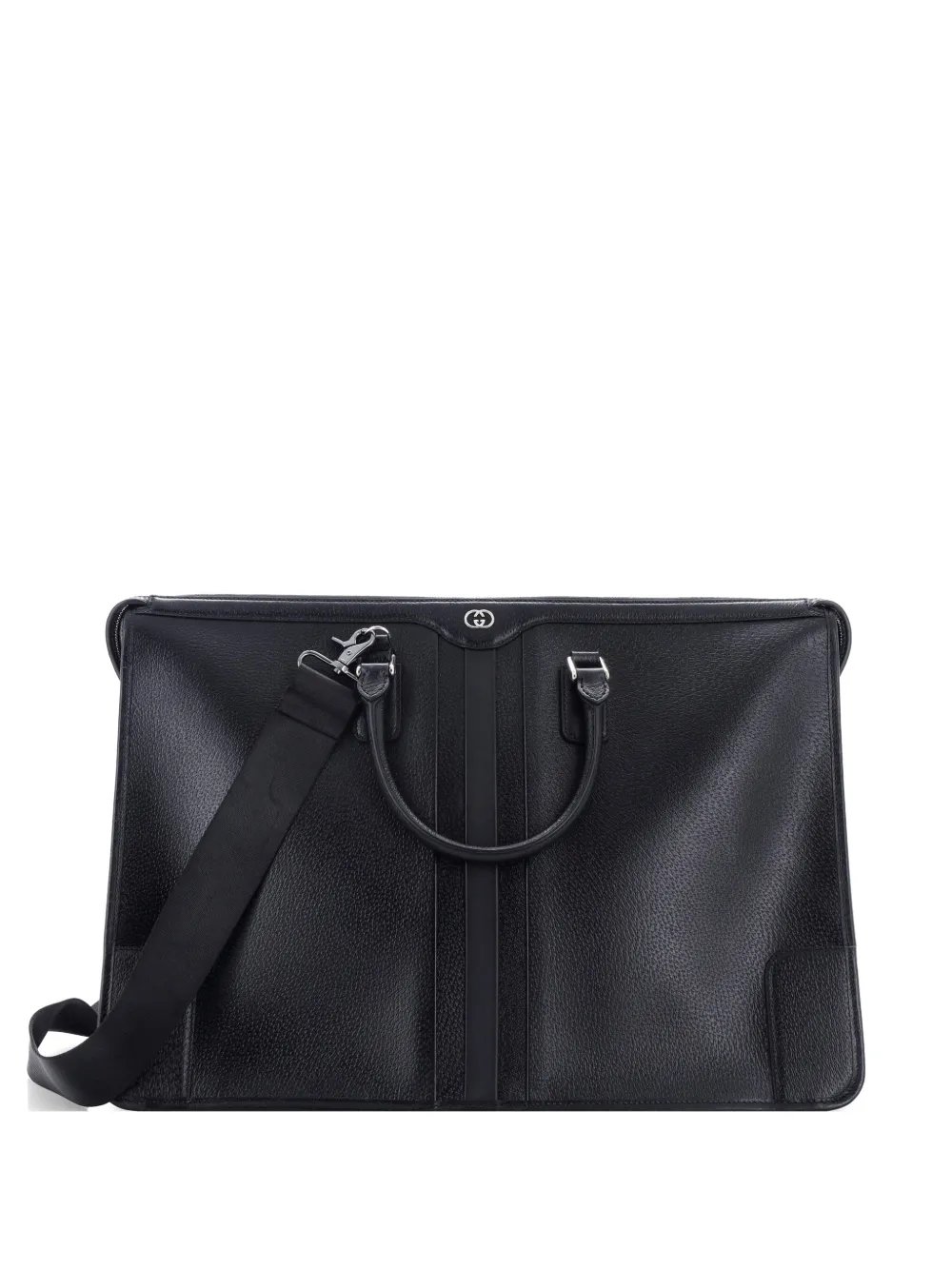 Interlocking G Convertible Briefcase Leather Large business bag
