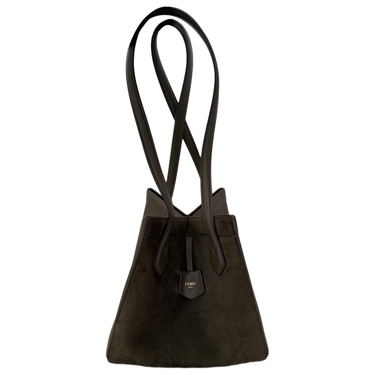 Origami leather handbag
