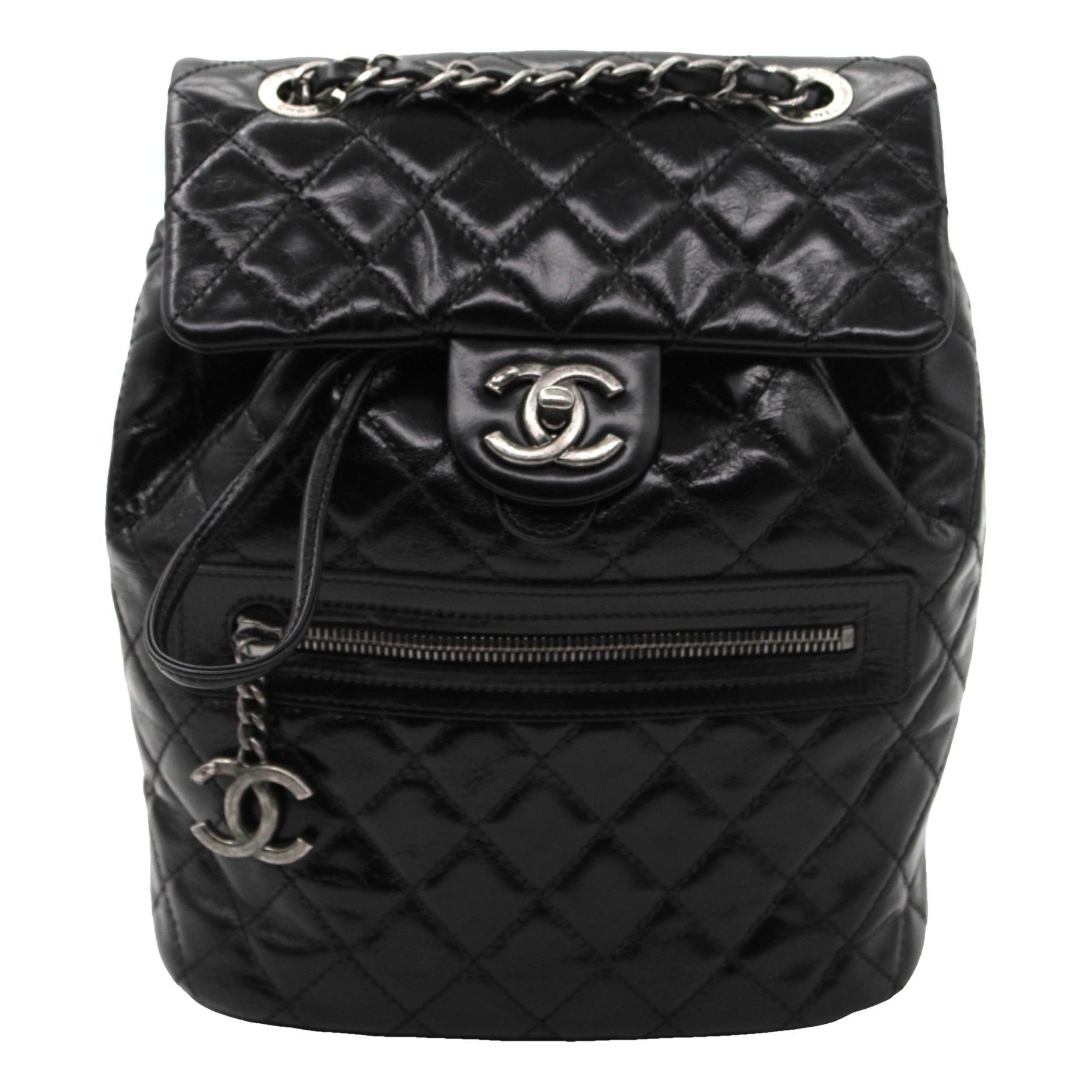 Leather backpack