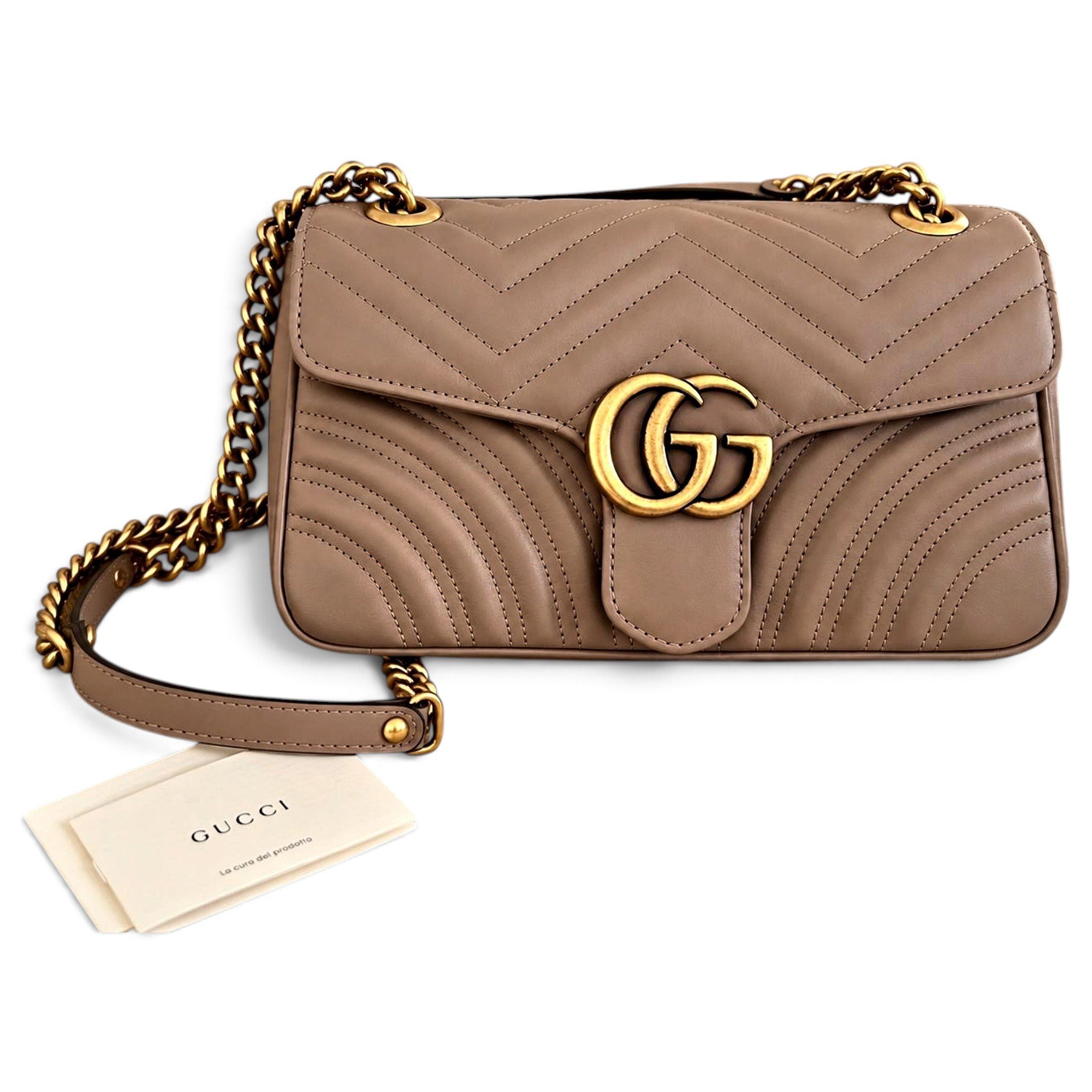 GG Marmont Flap leather crossbody bag