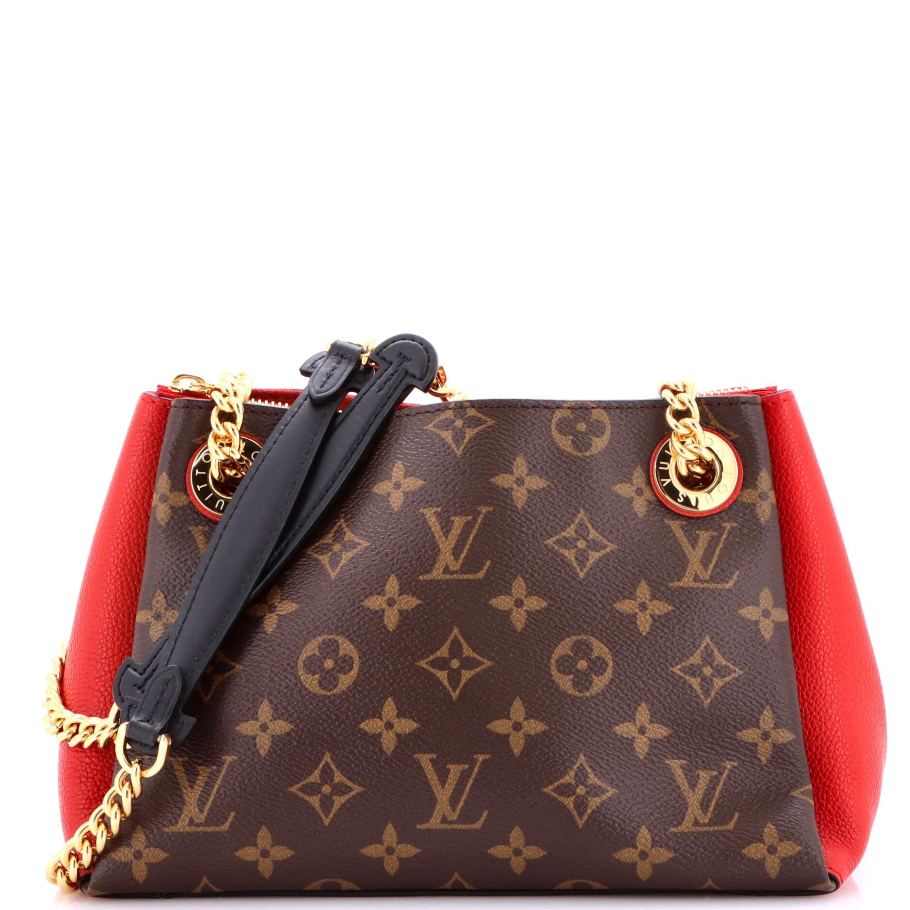 Surene Handbag Monogram Canvas with Leather BB
