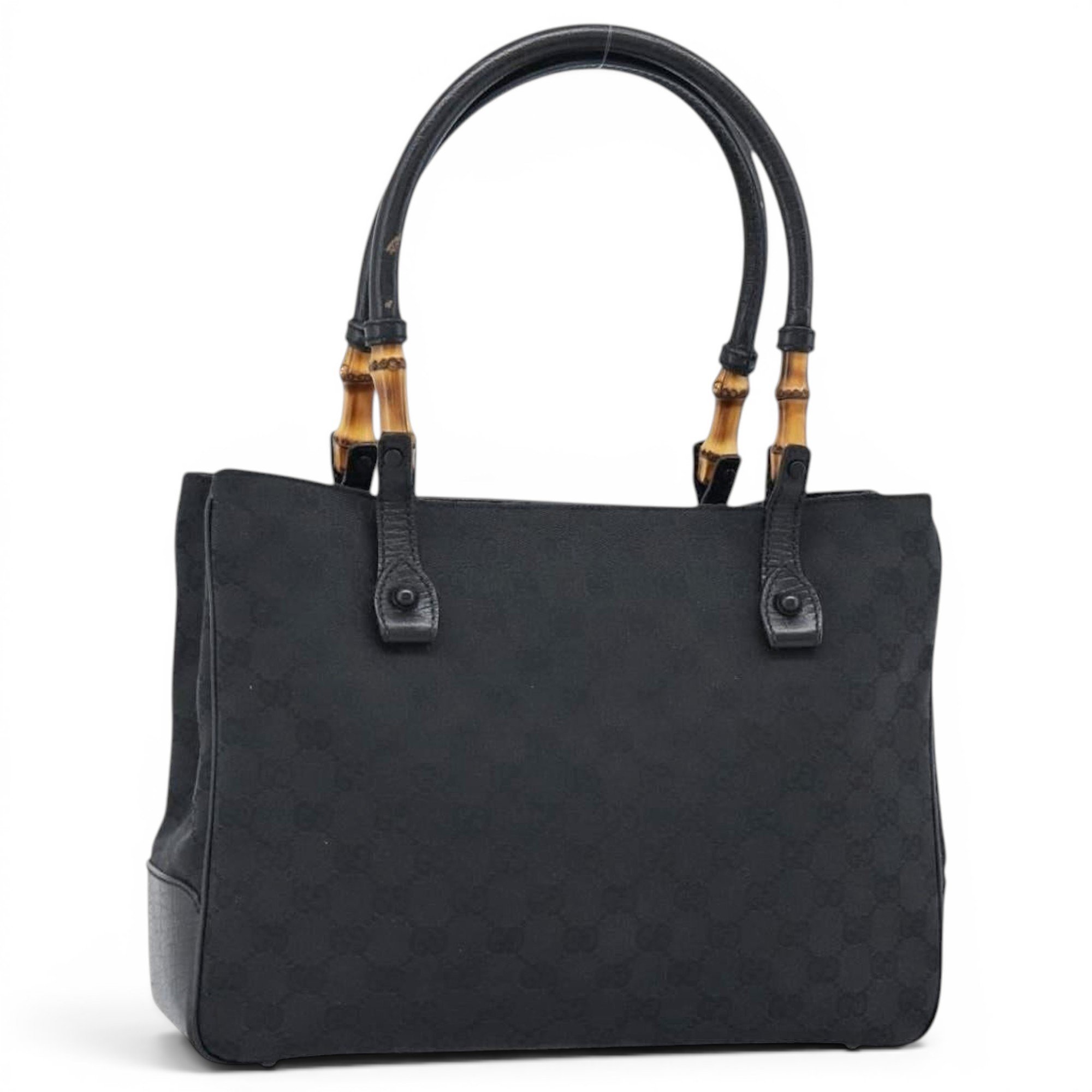 Bamboo leather handbag