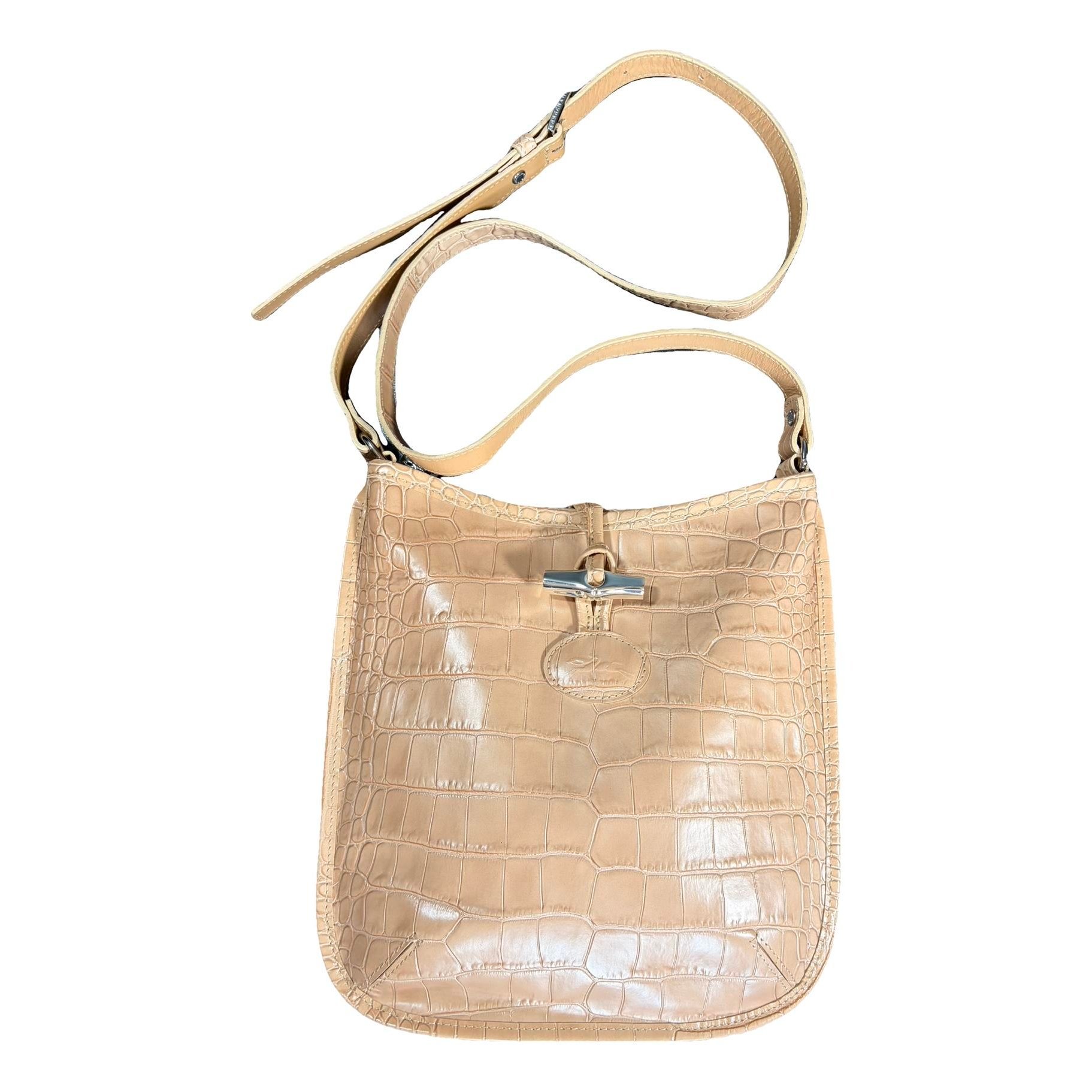 Roseau leather crossbody bag