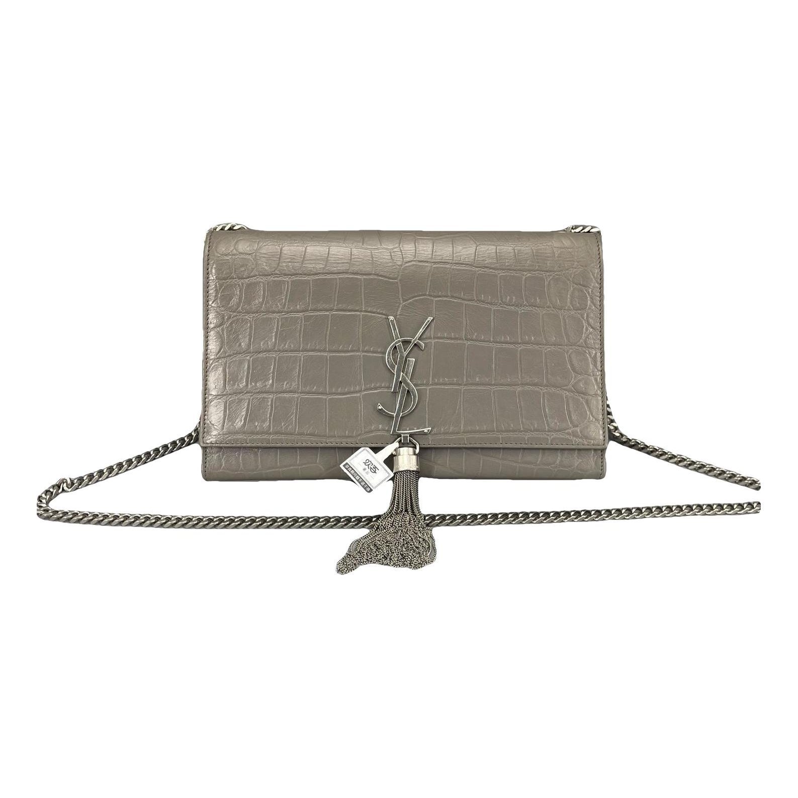Pompom Kate leather handbag