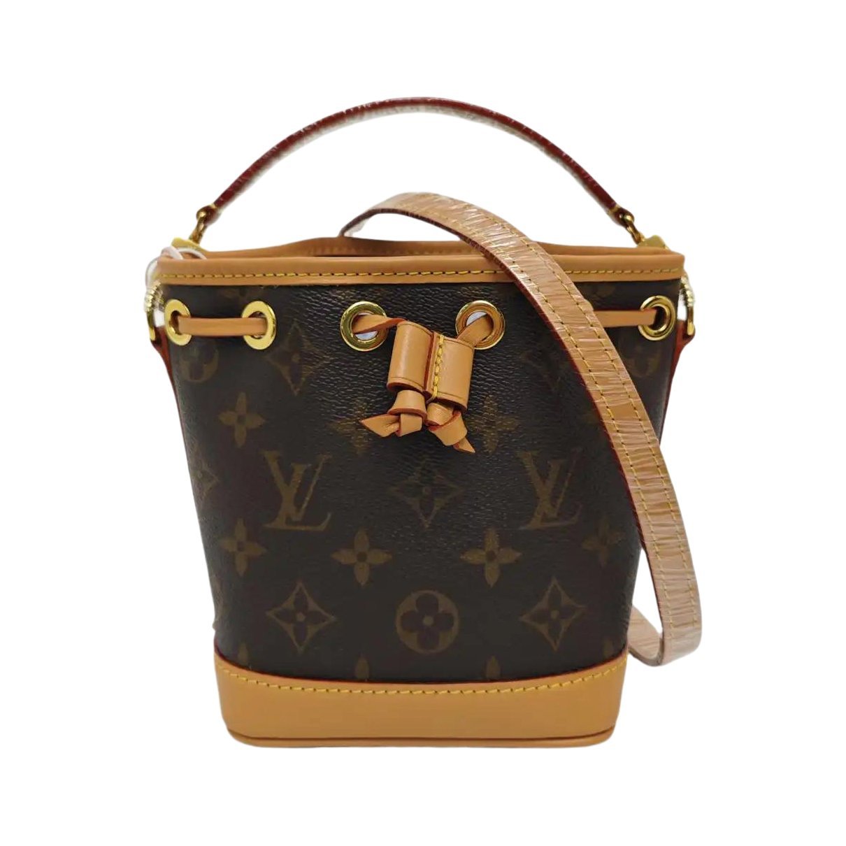 Nano Noé leather handbag