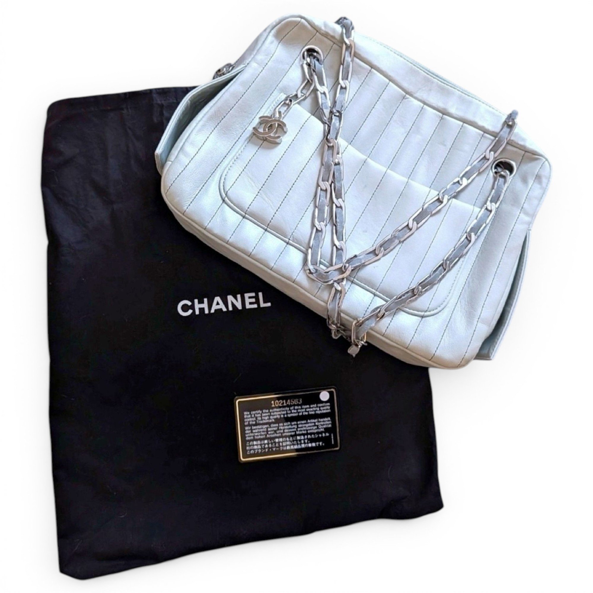 Mademoiselle leather handbag