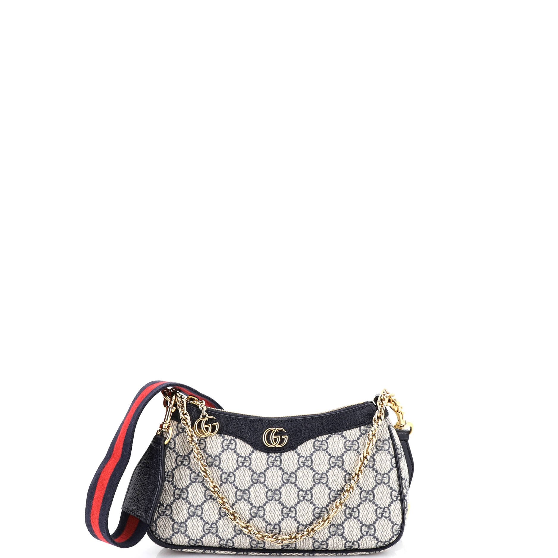Gucci Ophidia Charm Shoulder Bag GG Coated Canvas Small