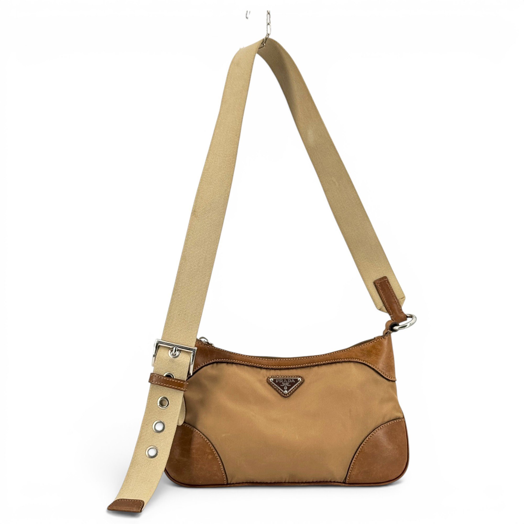 Moon leather crossbody bag