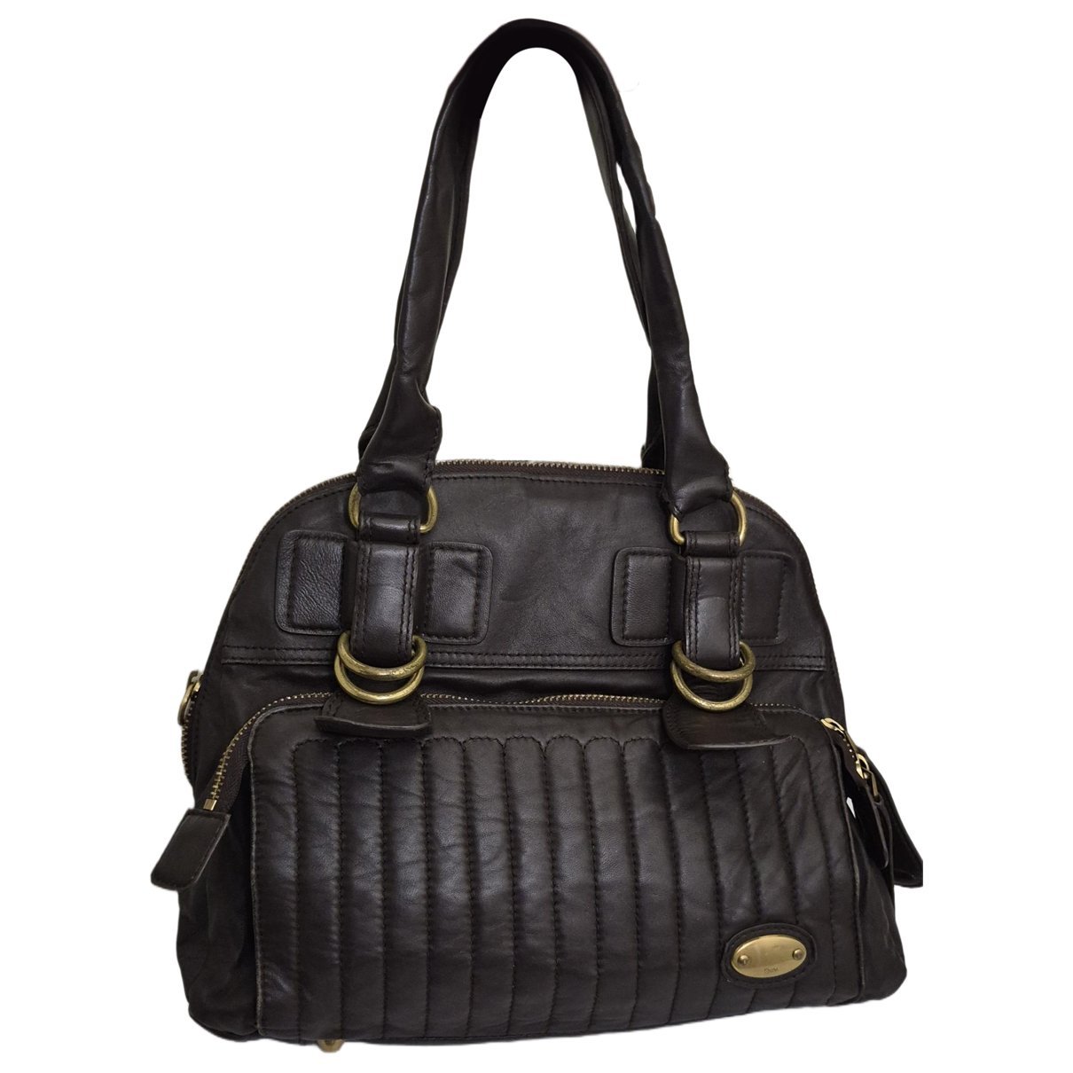 Bay leather handbag