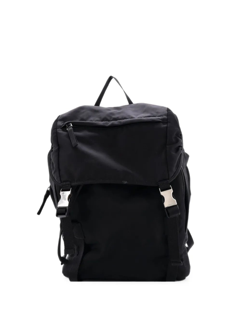 Double Buckle Tessuto Medium backpack
