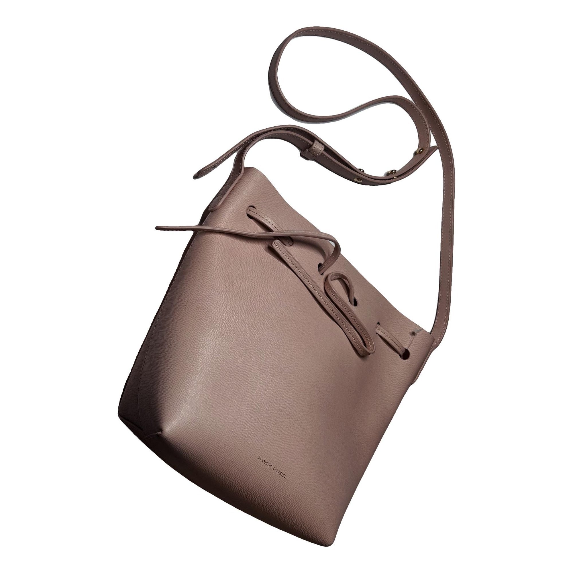 Leather clutch bag