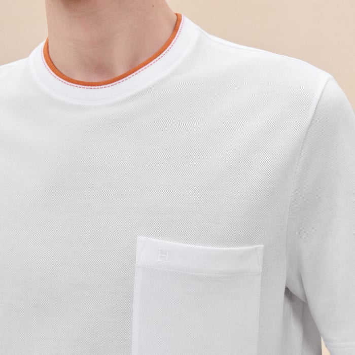 Blanc Camiseta "Piqûres Sellier"