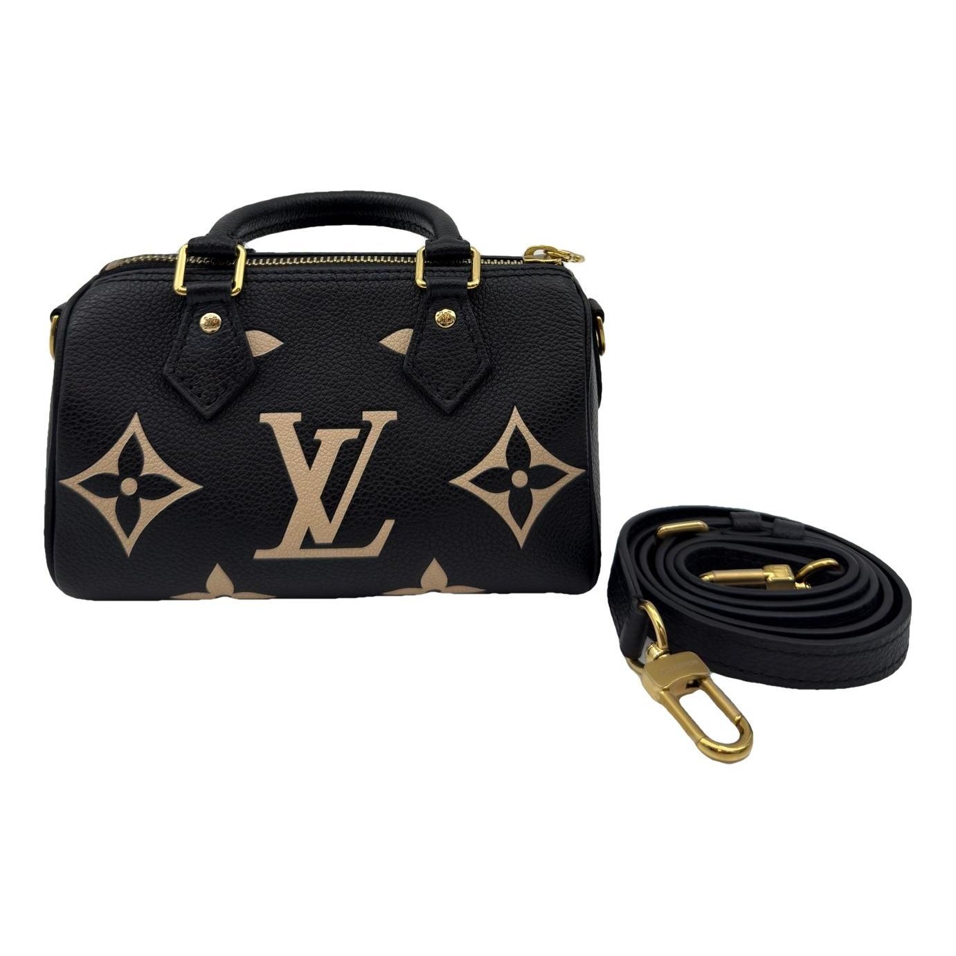 Speedy leather handbag