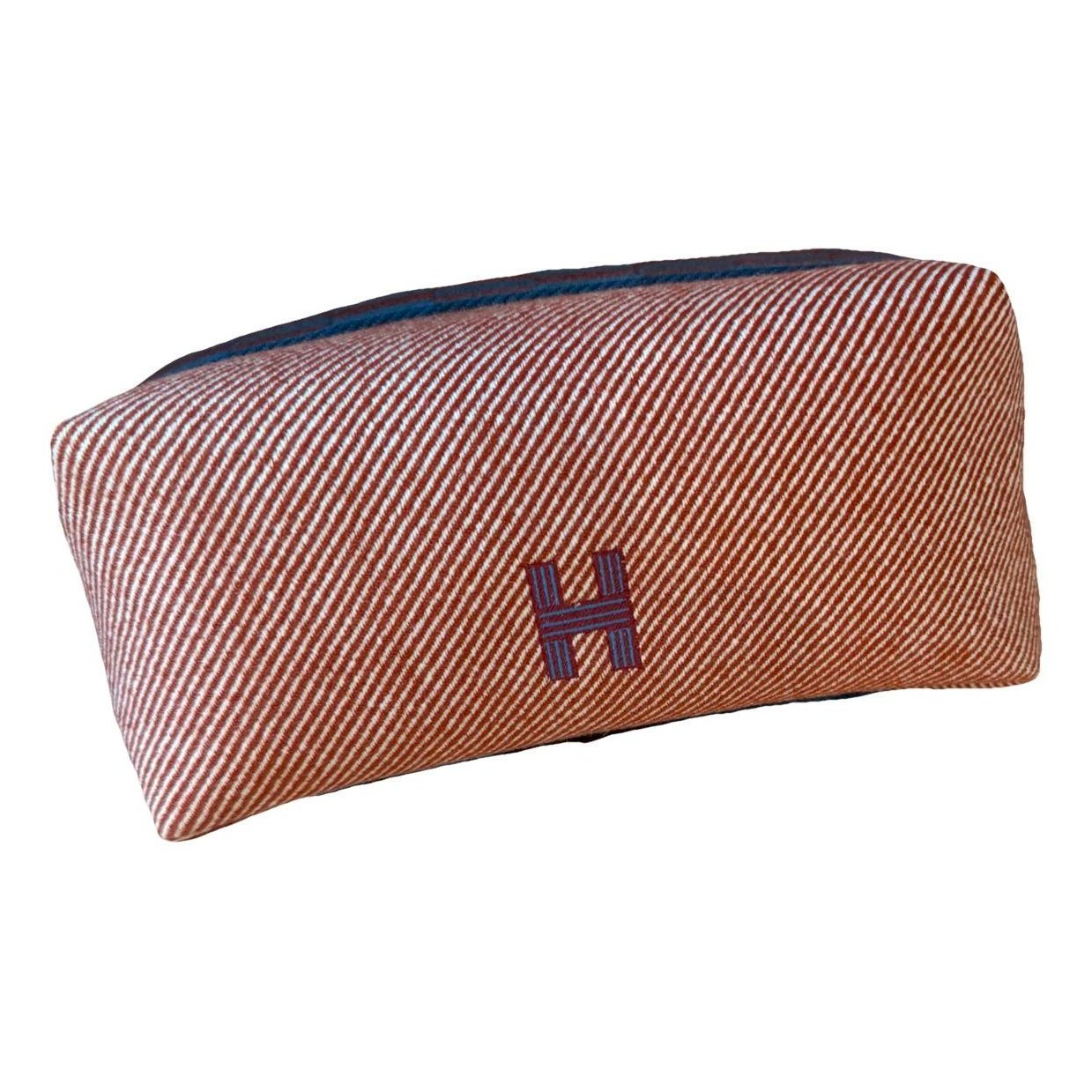 Linen clutch bag