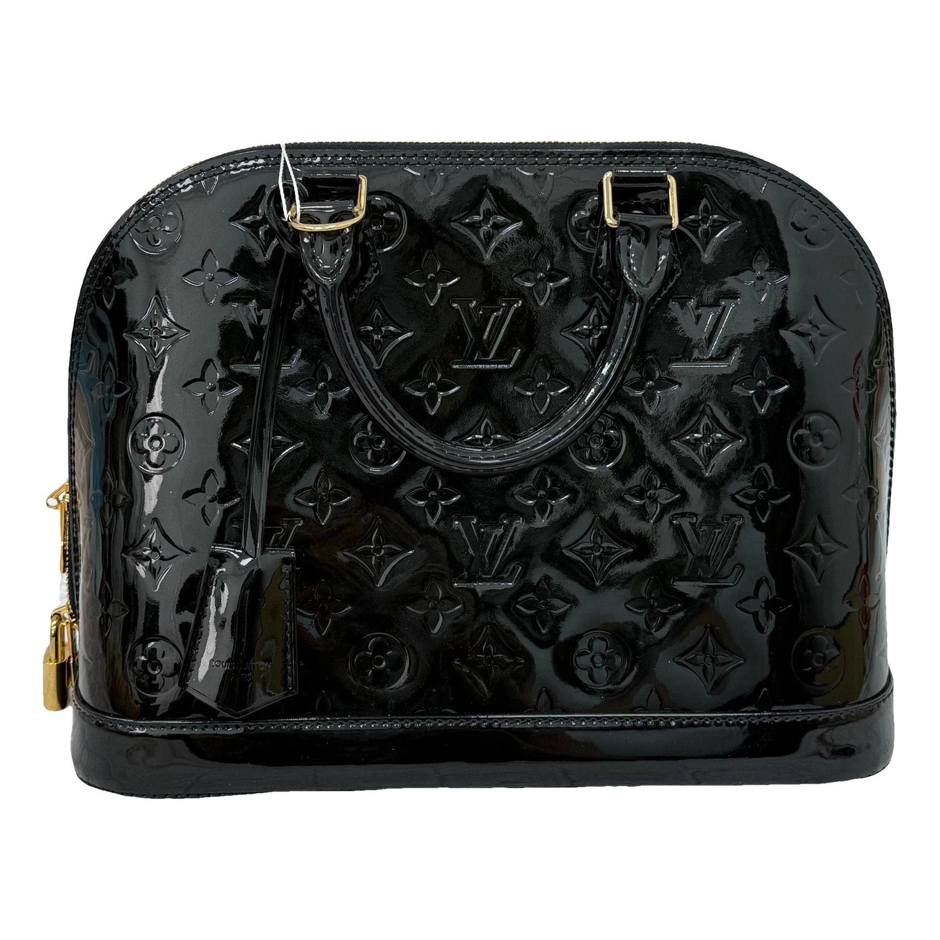 Alma patent leather handbag