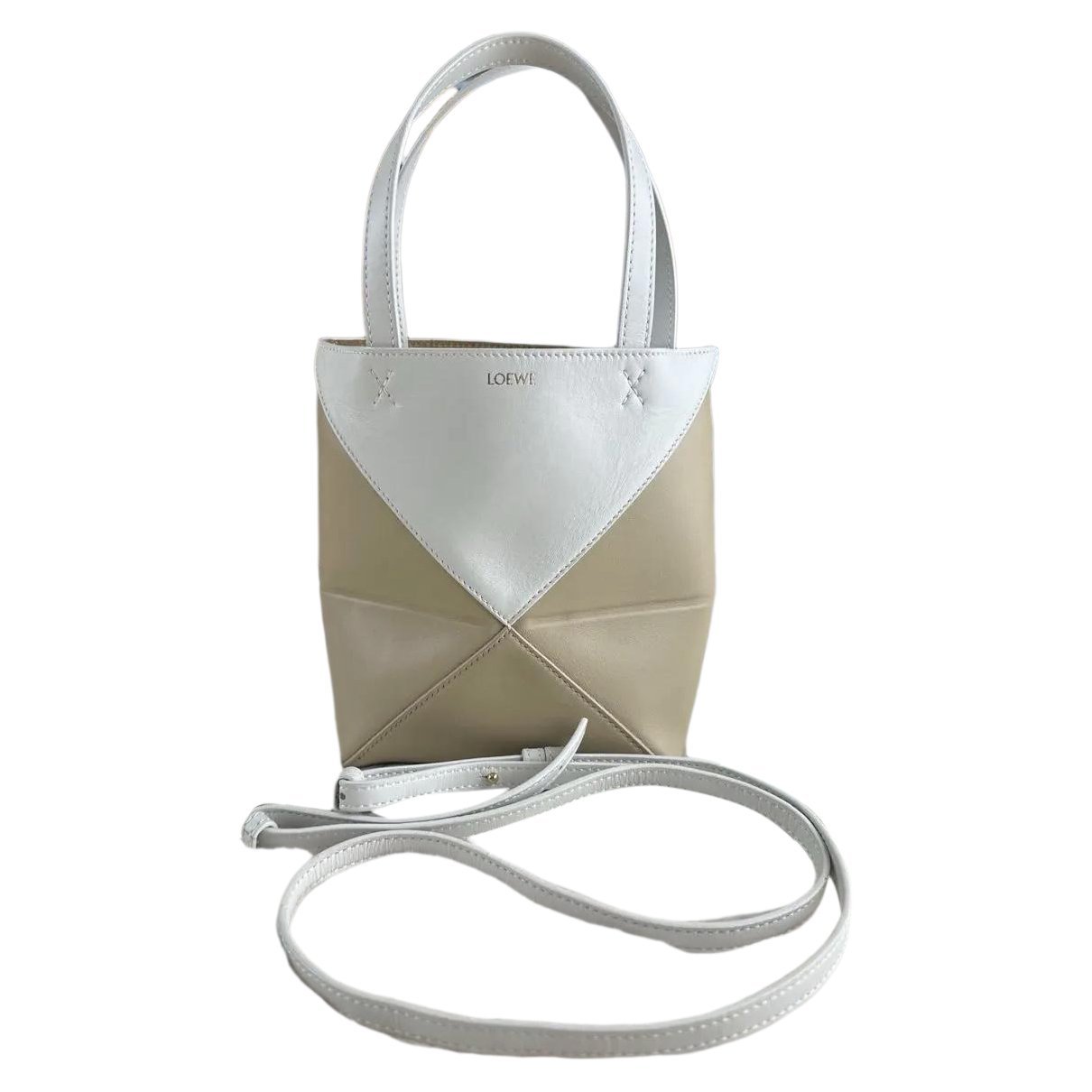 Puzzle Fold leather handbag