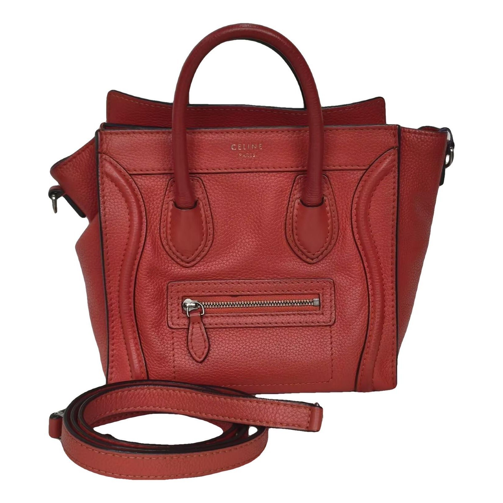 Nano Luggage leather handbag